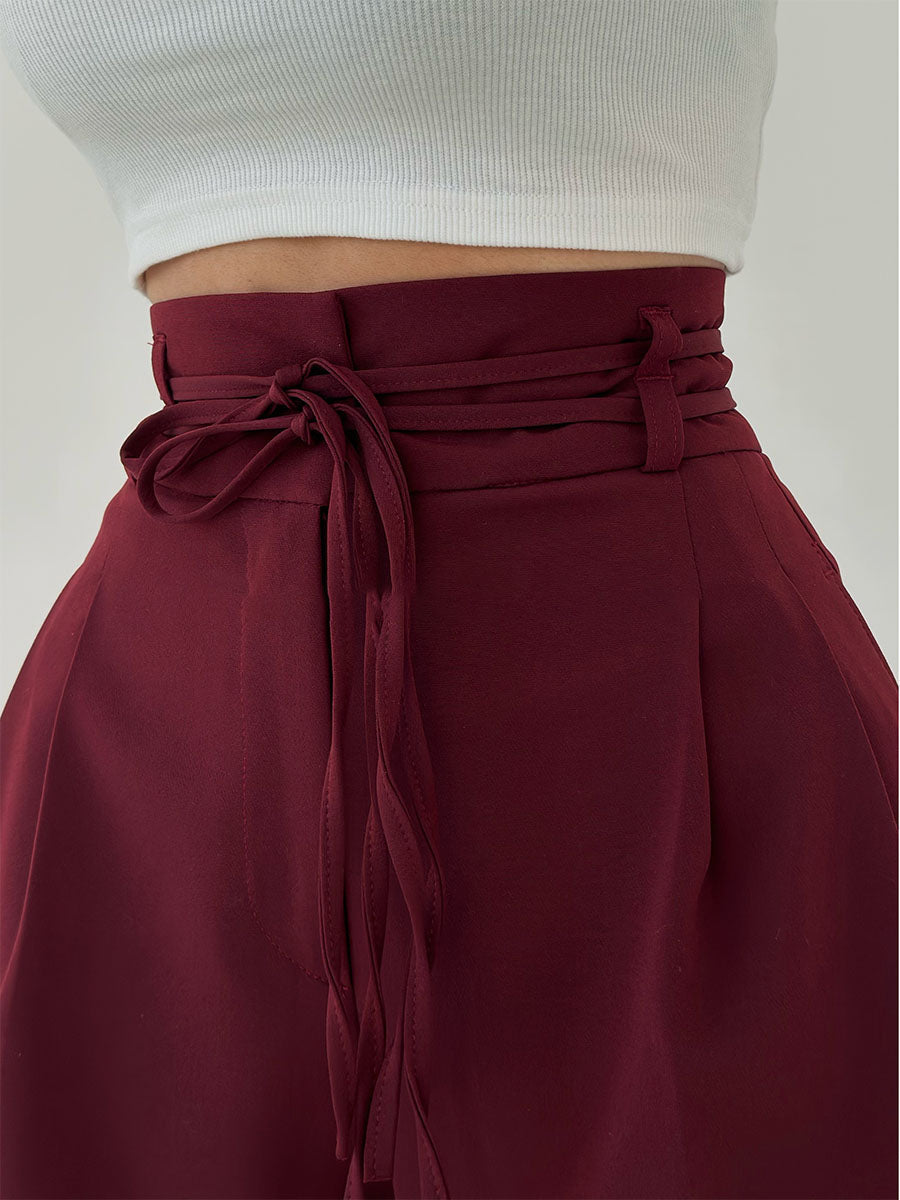 LENA – Weit geschnittene High-Waist-Hose