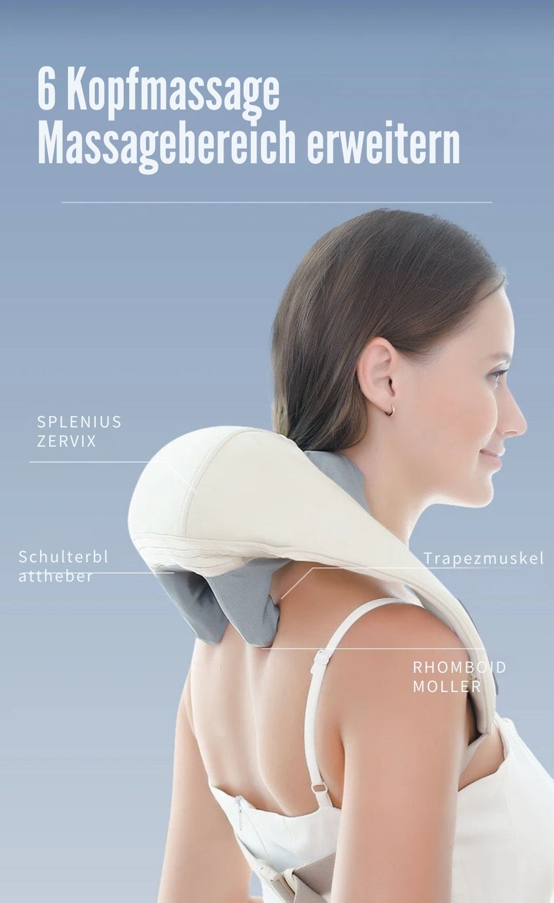 MassageMeister™ / Elektrisches Nacken- Und Rückenmassagegerät