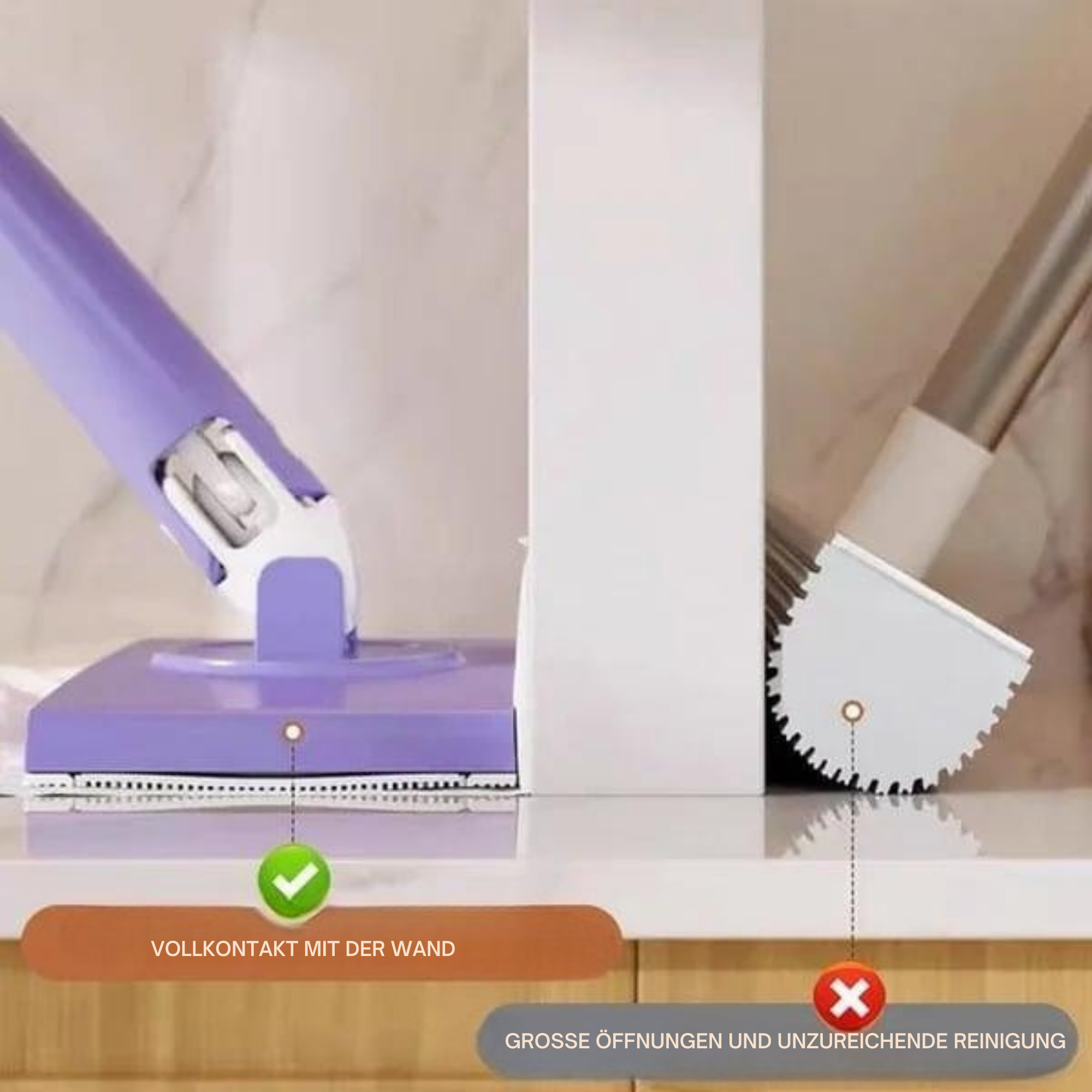 SauberSwap™ / Wischmopp Mit Automatischem Tuchwechsel