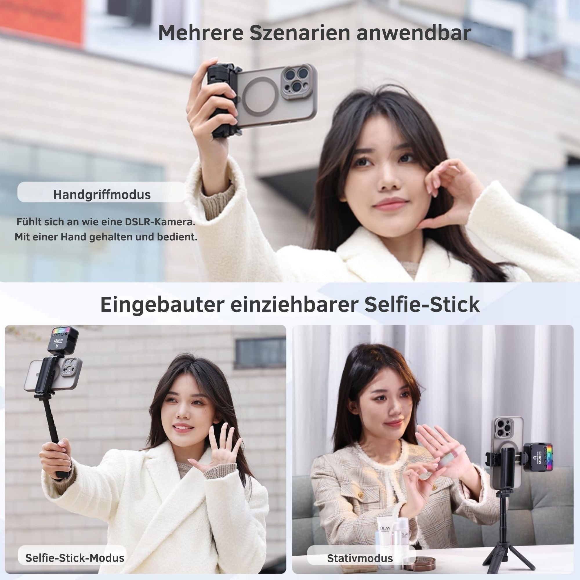 FotoFlex™ – Vielseitige Aufnahmemodi