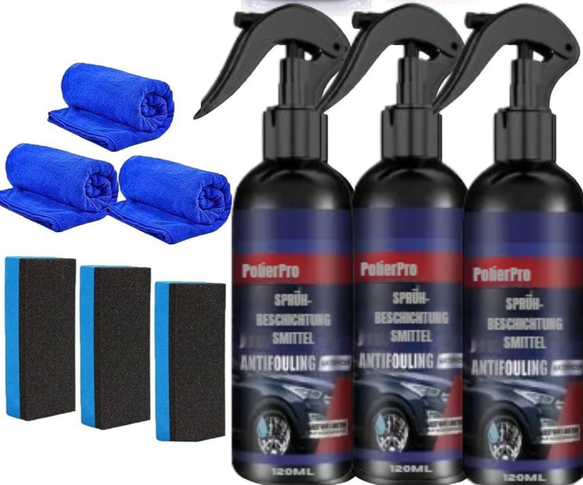 PolierPro™ / 3-in-1 Auto-Beschichtungsspray (1+1 GRATIS)