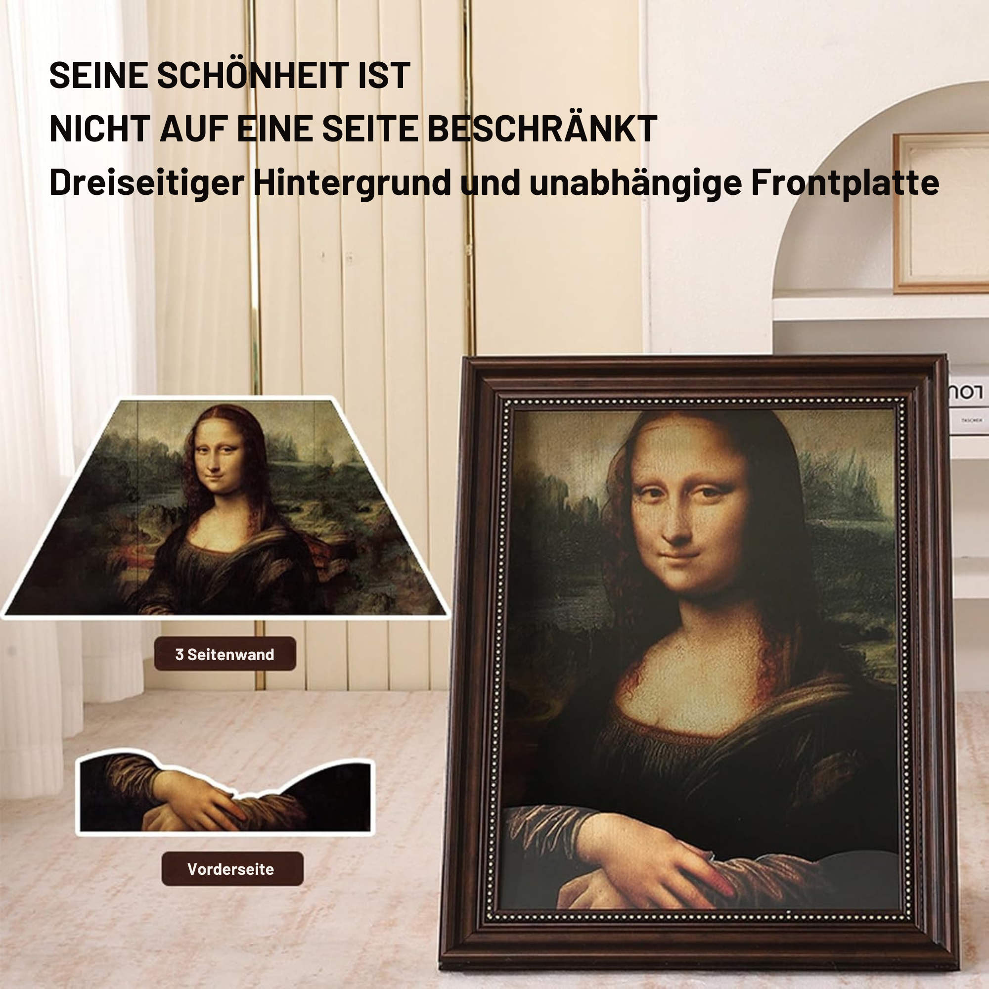 KratzKunst™ / Mona Lisa Und Malerei Kratzbett Für Katzen