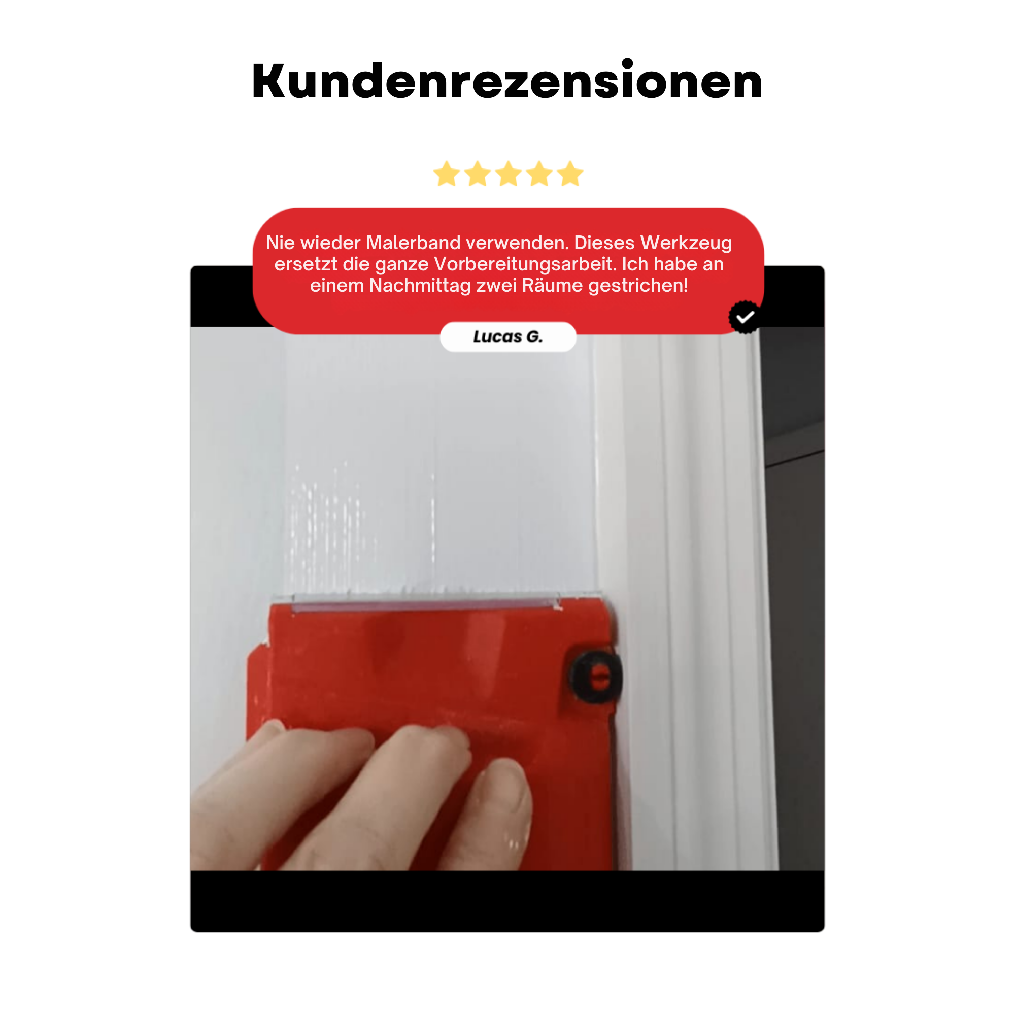 KantenKlar™ / Präzises Malwerkzeug