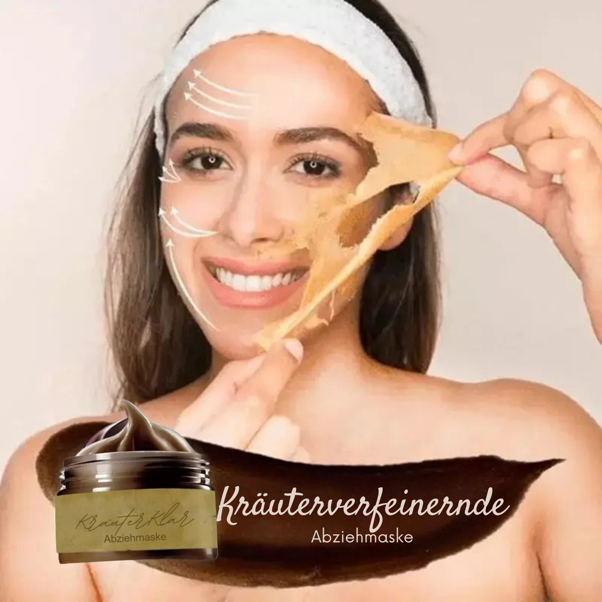 KräuterKlar™ / Pro-Kräuter Verfeinernde Abziehbare Gesichtsmaske
