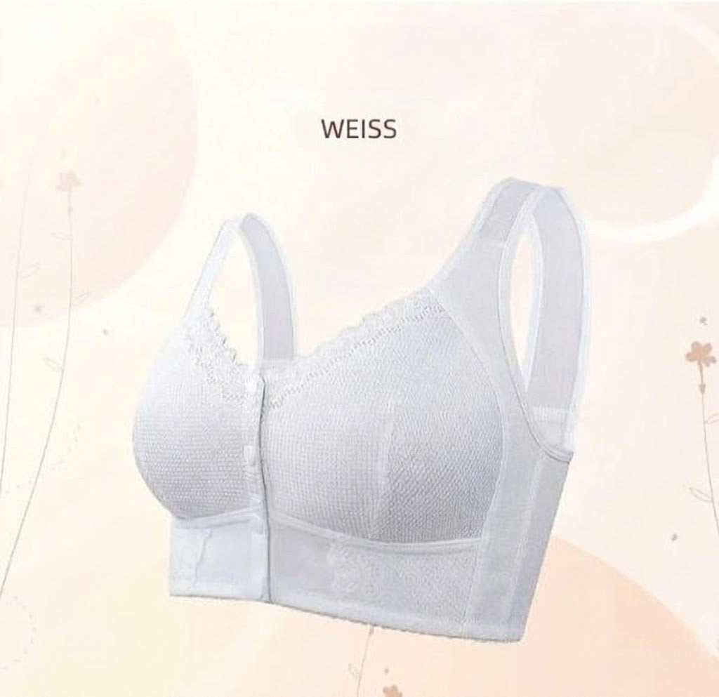 Softelle / Baumwoll BH mit Vorderverschluss (1+1 Gratis)