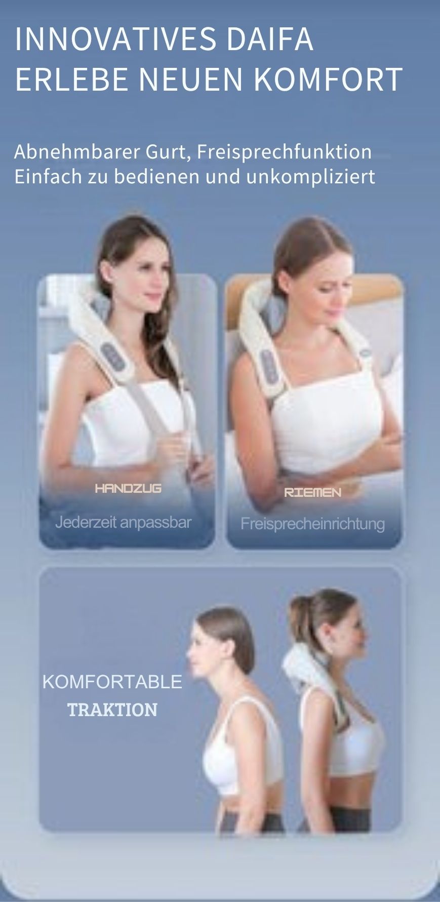 MassageMeister™ / Elektrisches Nacken- Und Rückenmassagegerät