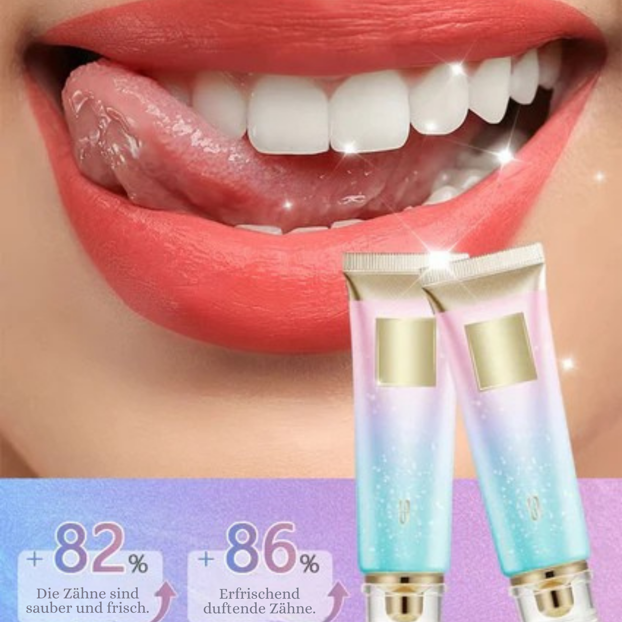 GlanzGrinsen™ / Strahlende Whitening Zahnpasta
