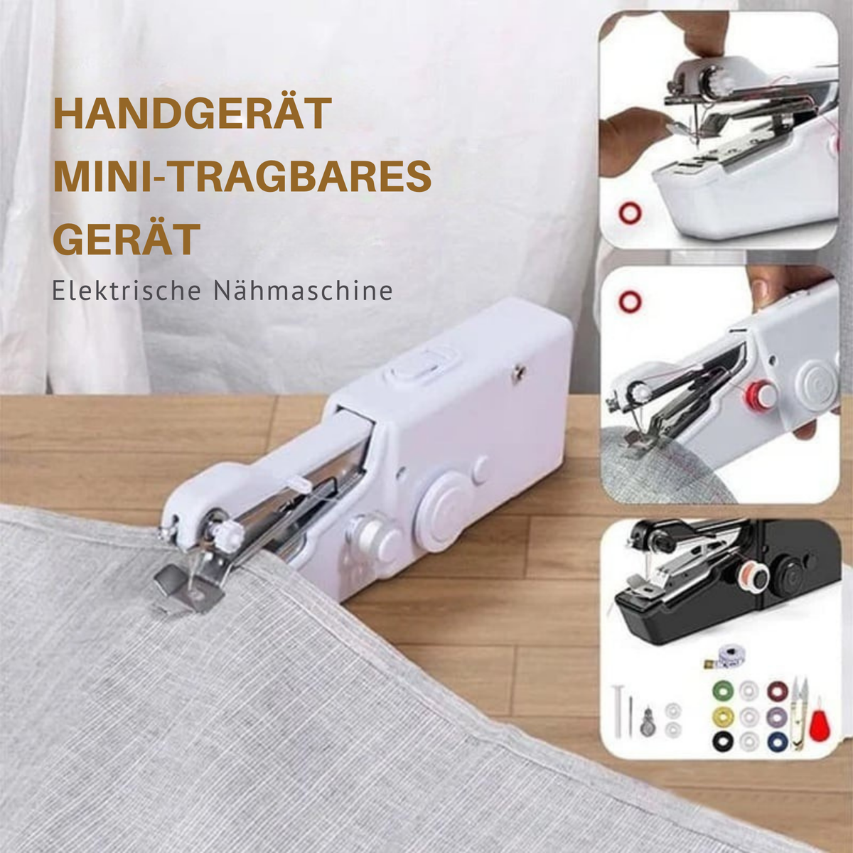TaschenTacker™ / Handgehaltene Nähmaschine