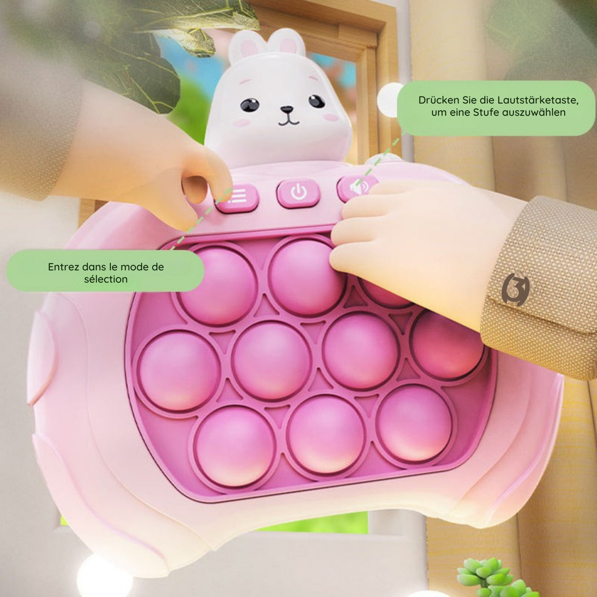KnallKnopf™ / Spaßiges Spiel Für Kinder Mit Licht Und Ton!