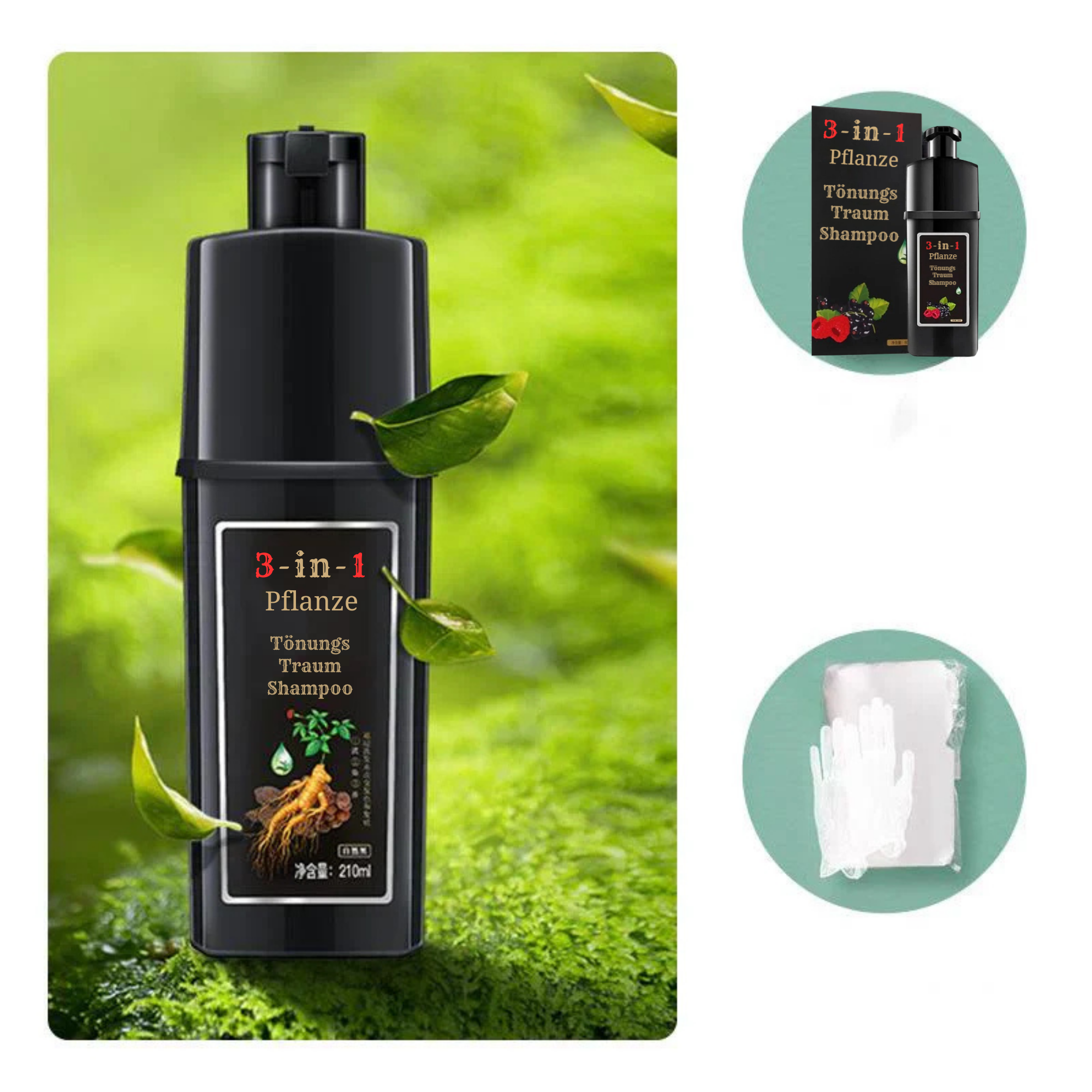 TönungsTraum™ / Chemiefreie Haarfarbe (1+1 GRATIS)