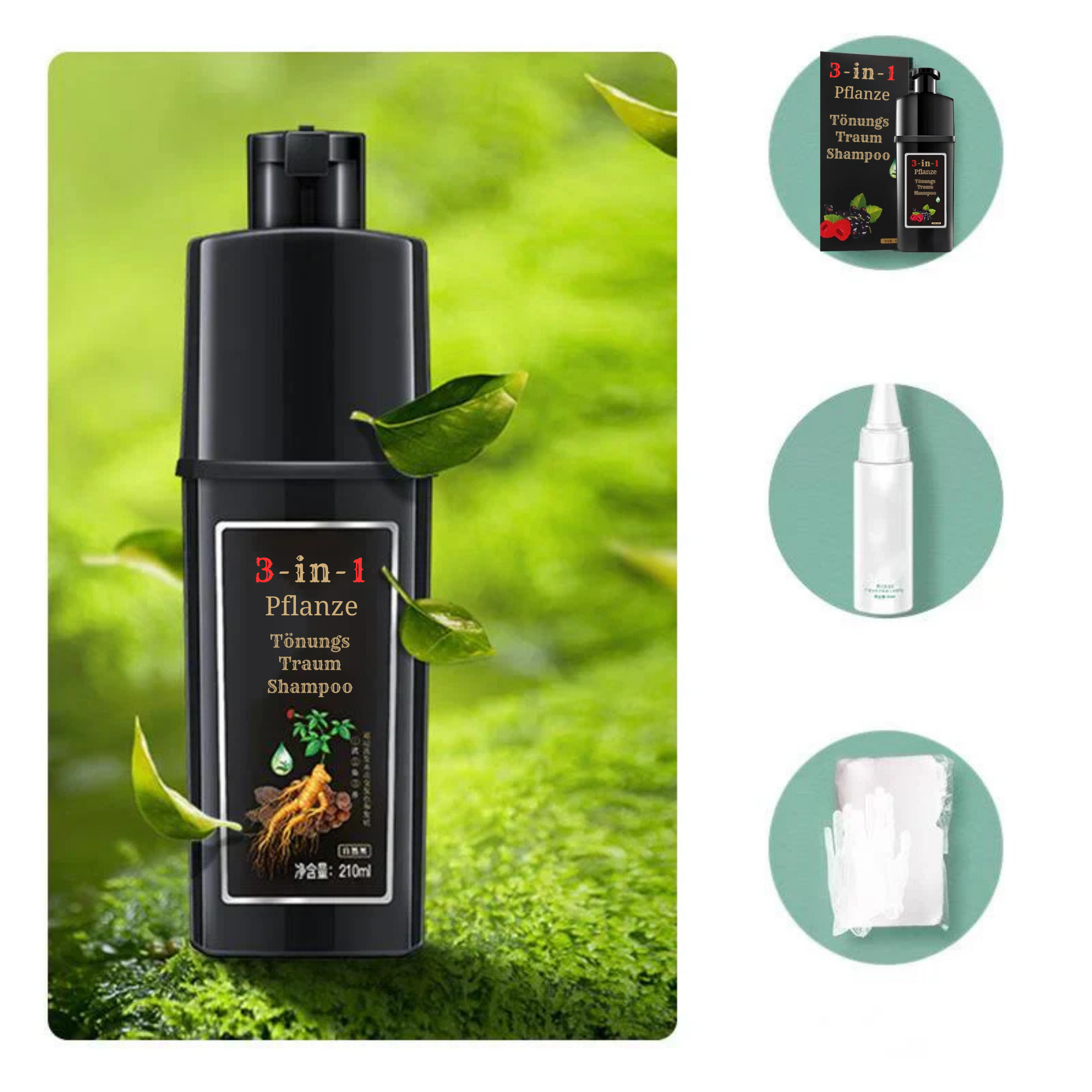 TönungsTraum™ / Chemiefreie Haarfarbe (1+1 GRATIS)