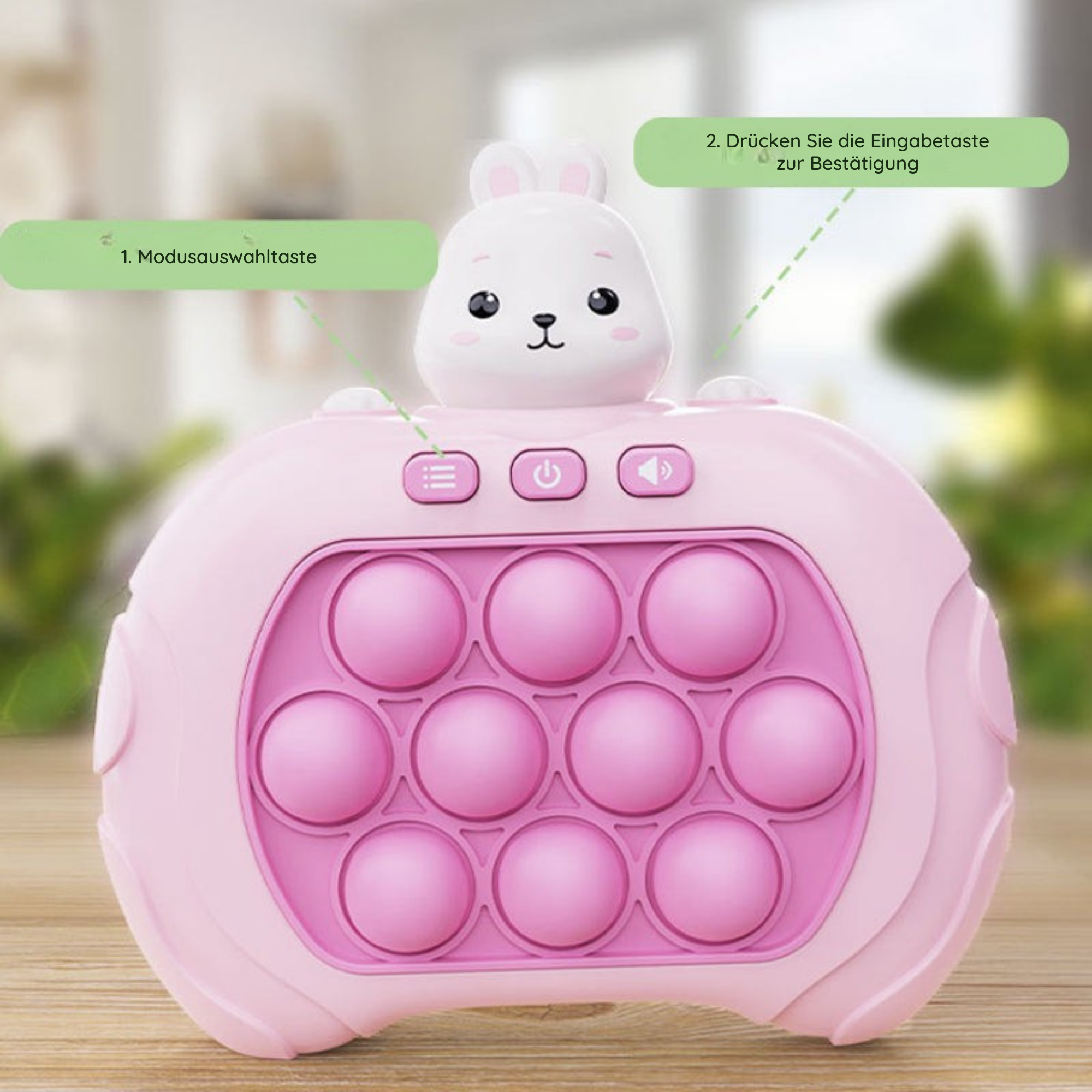 KnallKnopf™ / Spaßiges Spiel Für Kinder Mit Licht Und Ton!
