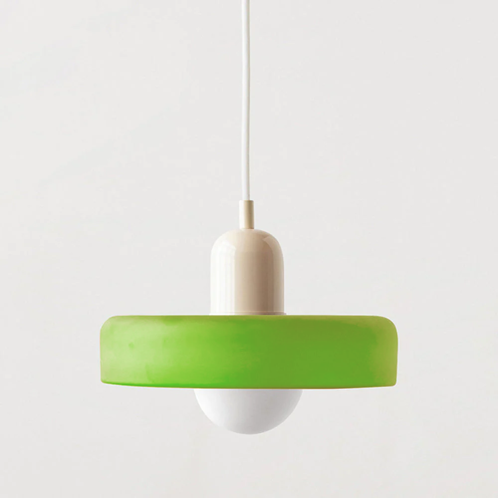 Aurelio™ | Bauhaus-Pendelleuchte aus farbigem Glas