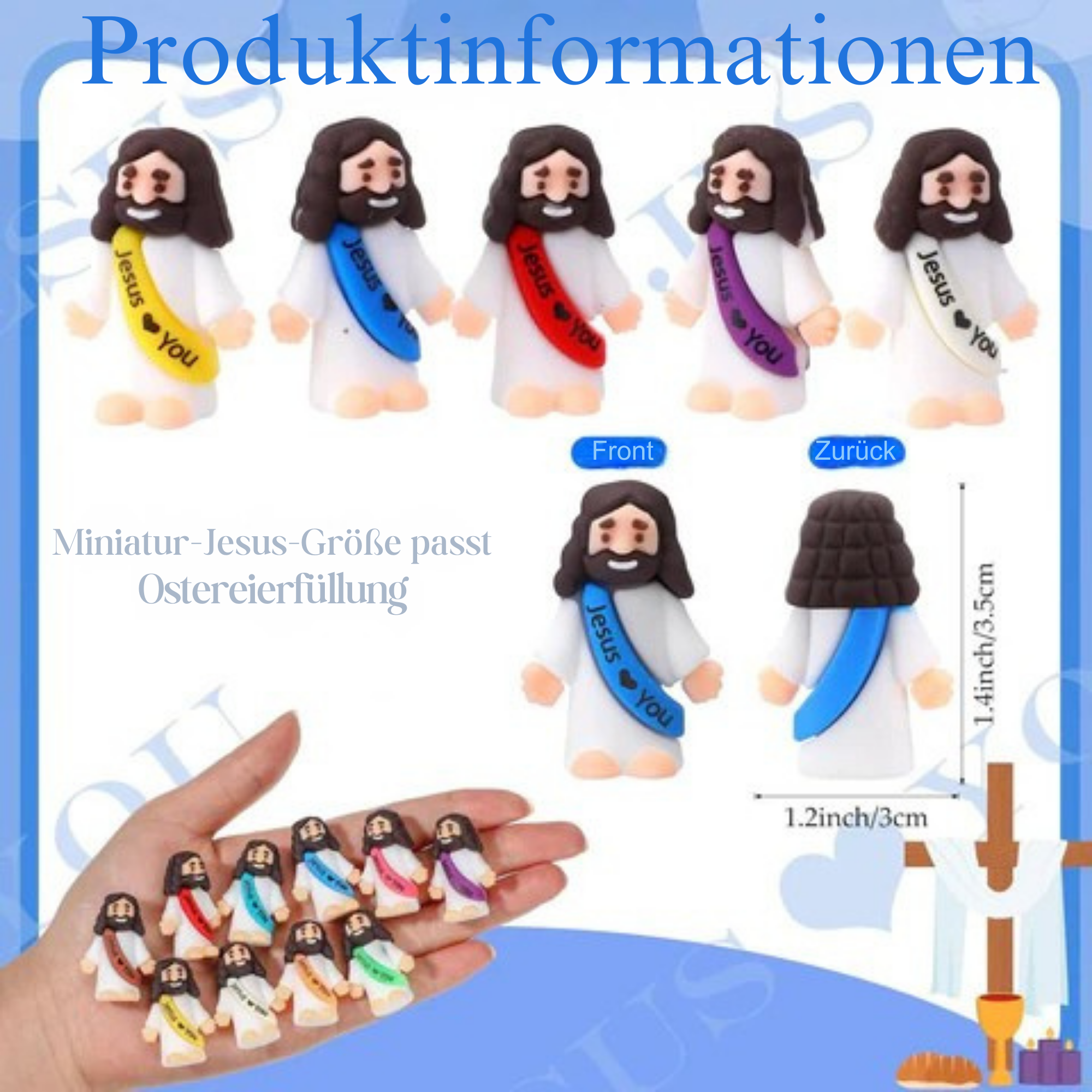 KreuzKraft™ / Kreative Jesus Liebt Dich Figuren