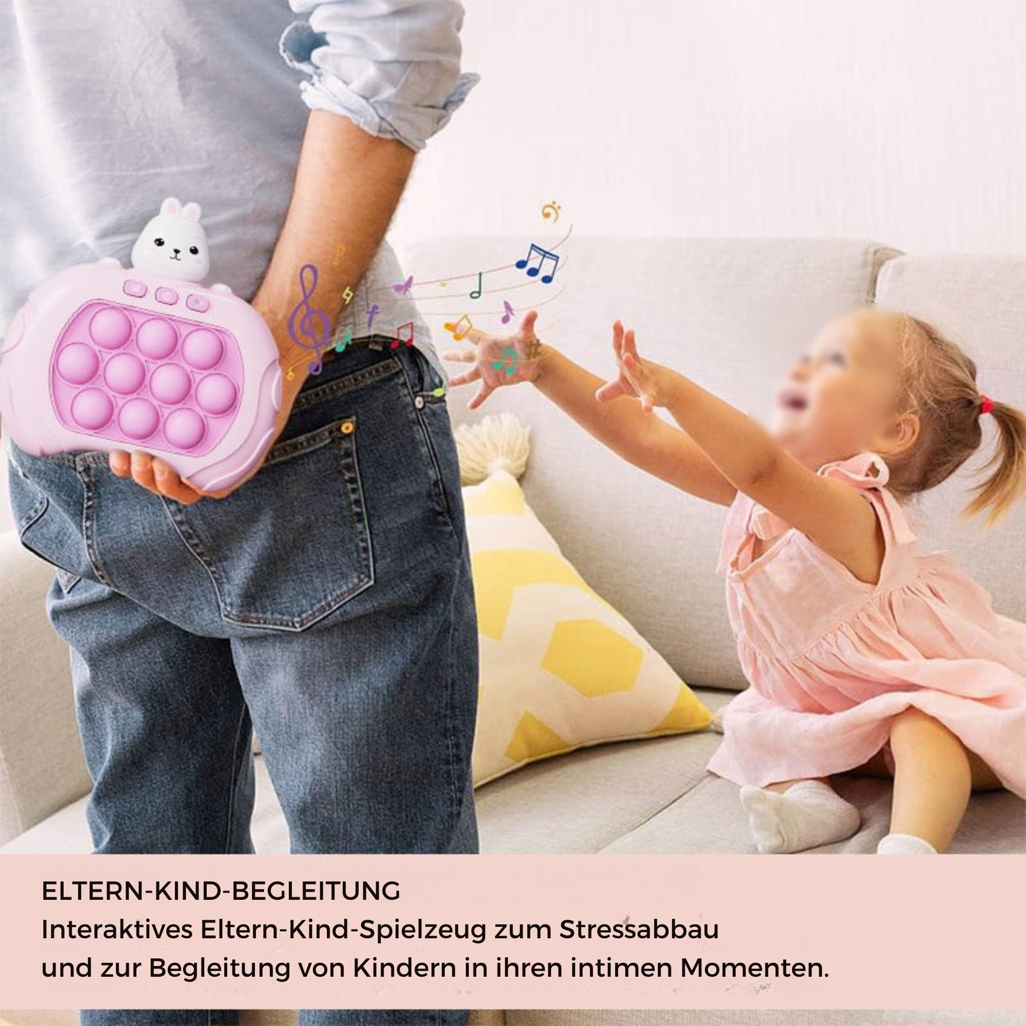 KnallKnopf™ / Spaßiges Spiel Für Kinder Mit Licht Und Ton!