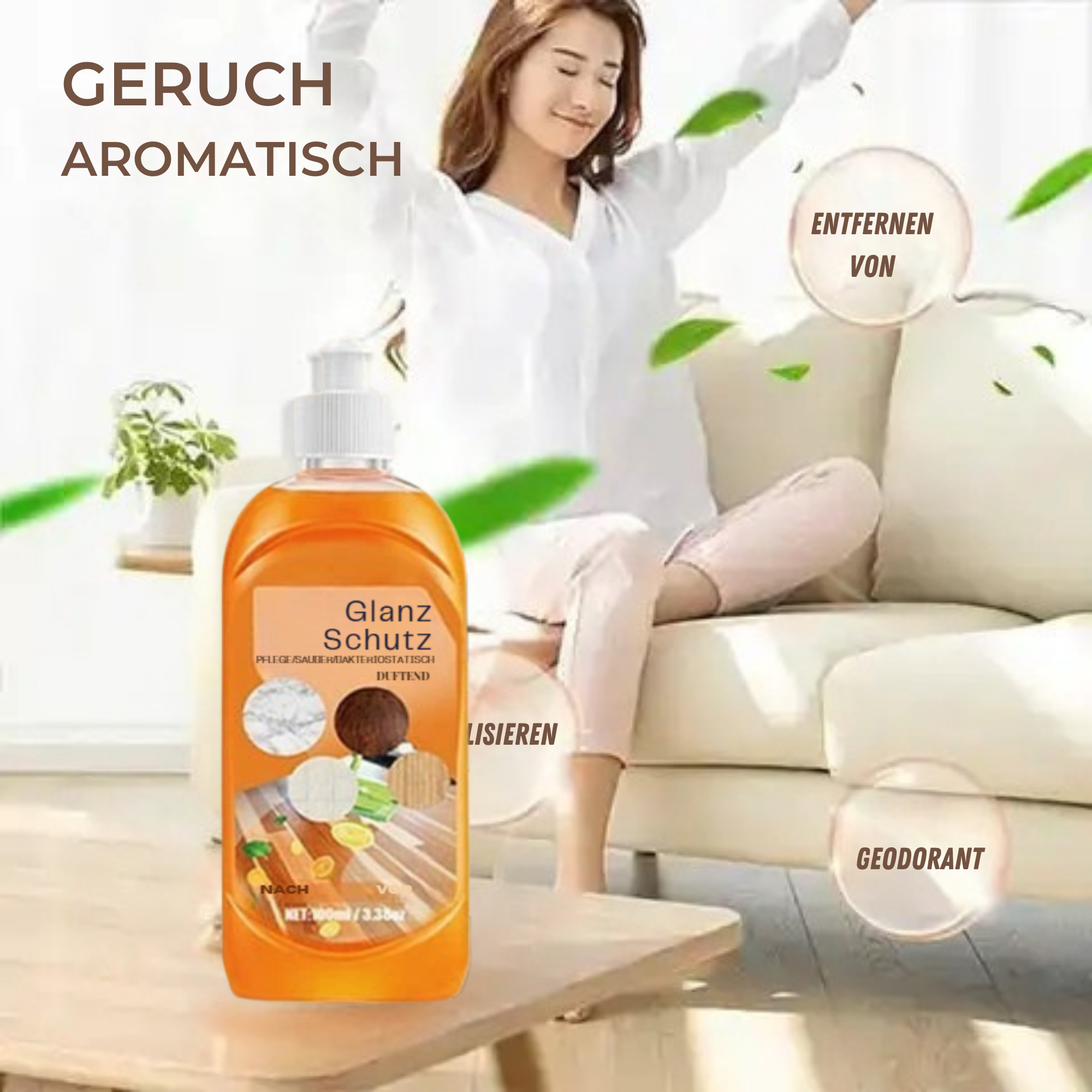 GlanzSchutz™ / Ultimativer Bodenreiniger zur Fleckenbekämpfung
