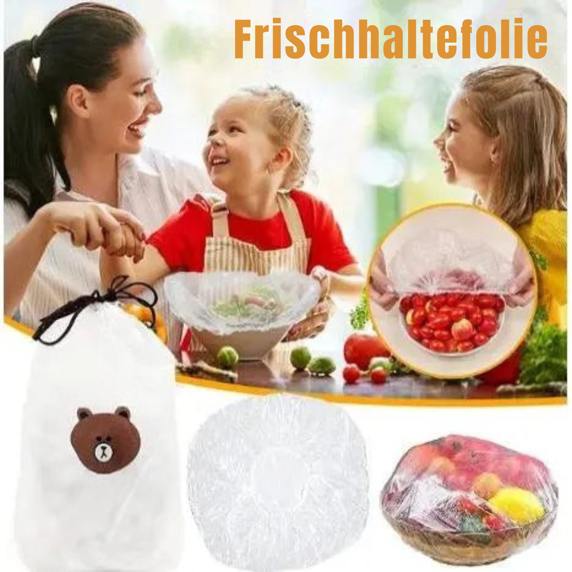 SauberSchild™ / Wiederverwendbare Frischhaltebeutel