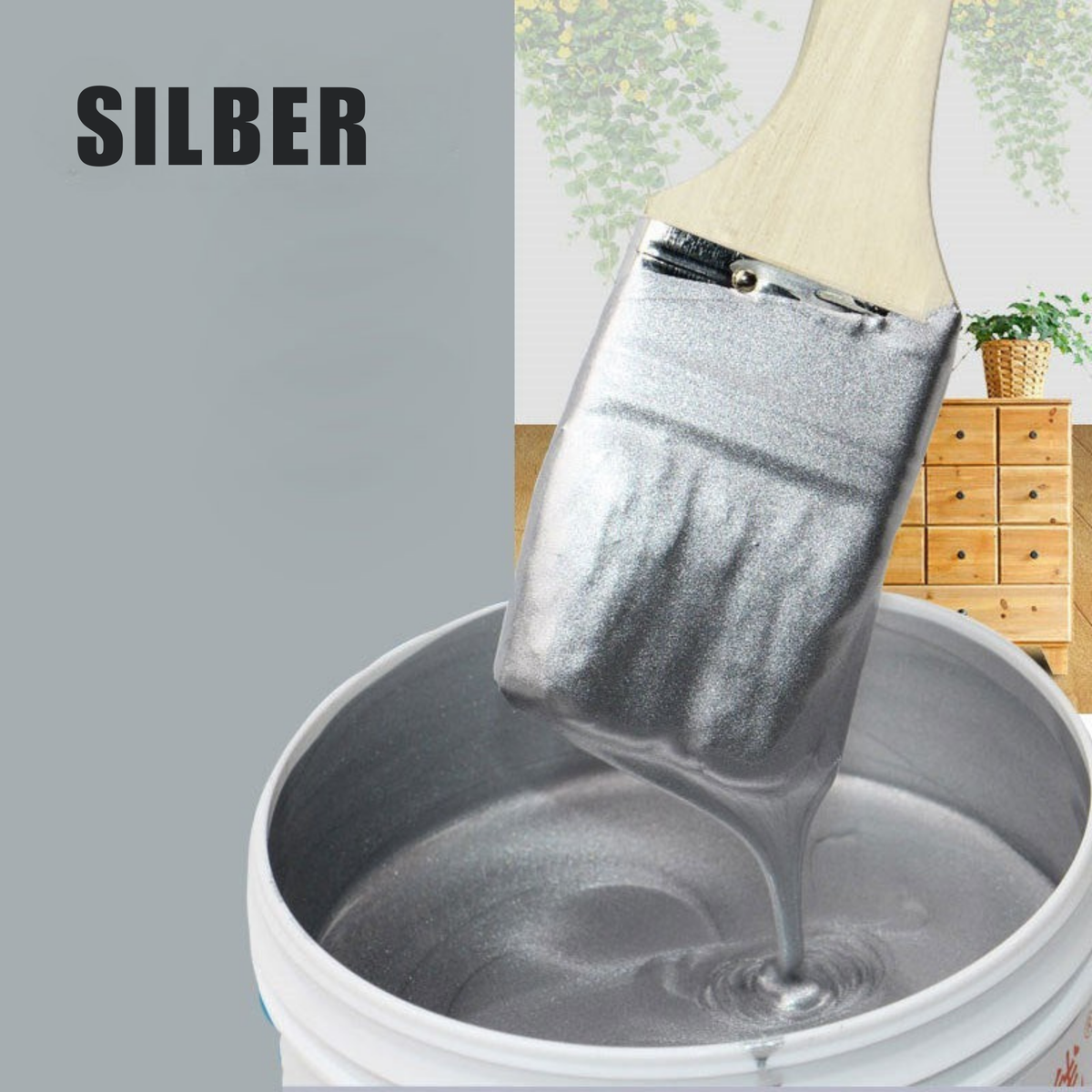 GlanzGold™ / Wasserbasierte Metallic-Farbe für luxuriöse Gold- und Silberakzente
