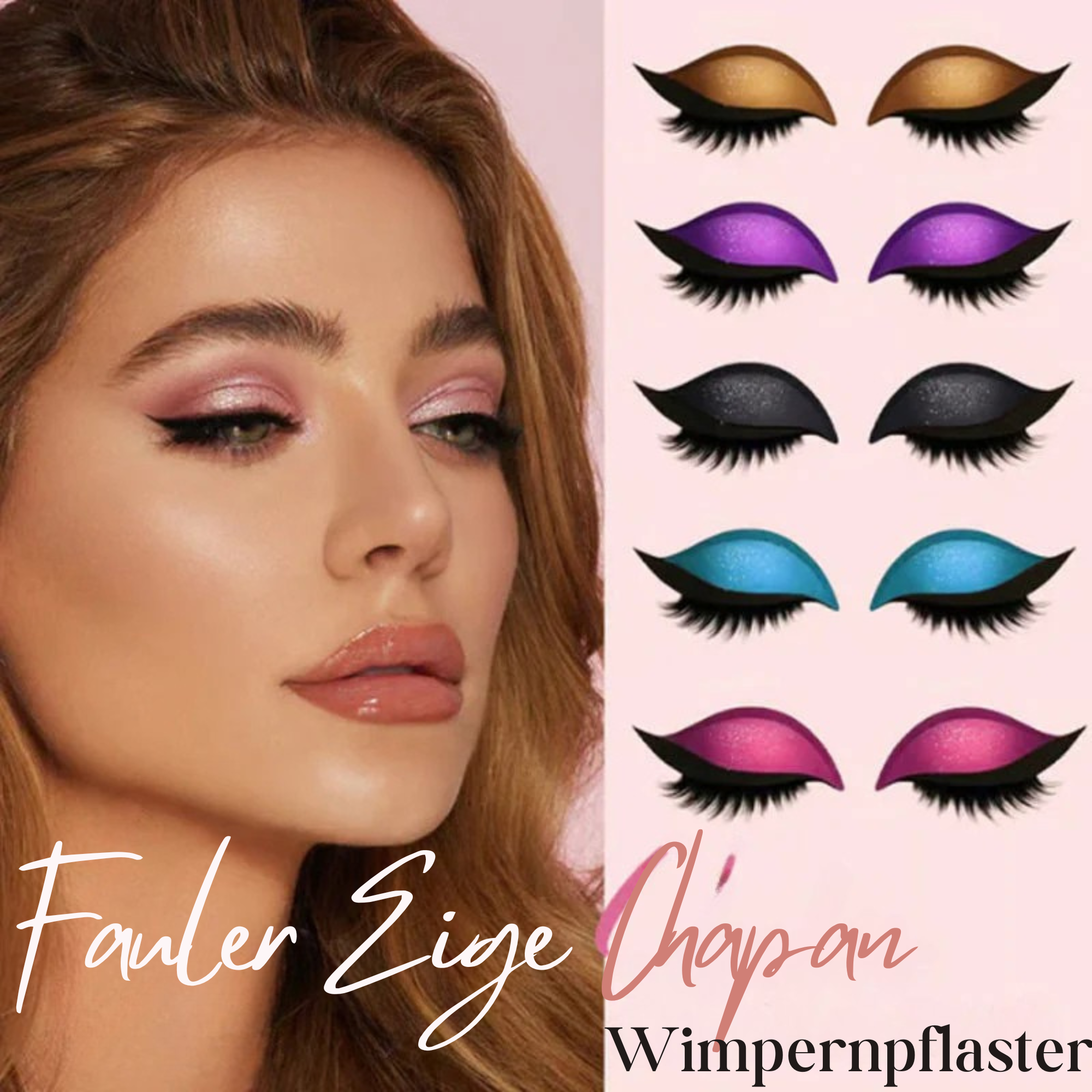 LidLuxe⢠/ 3-In-1 Lidschatten, Eyeliner & Wimpern-Sticker (1+2 GRATIS)