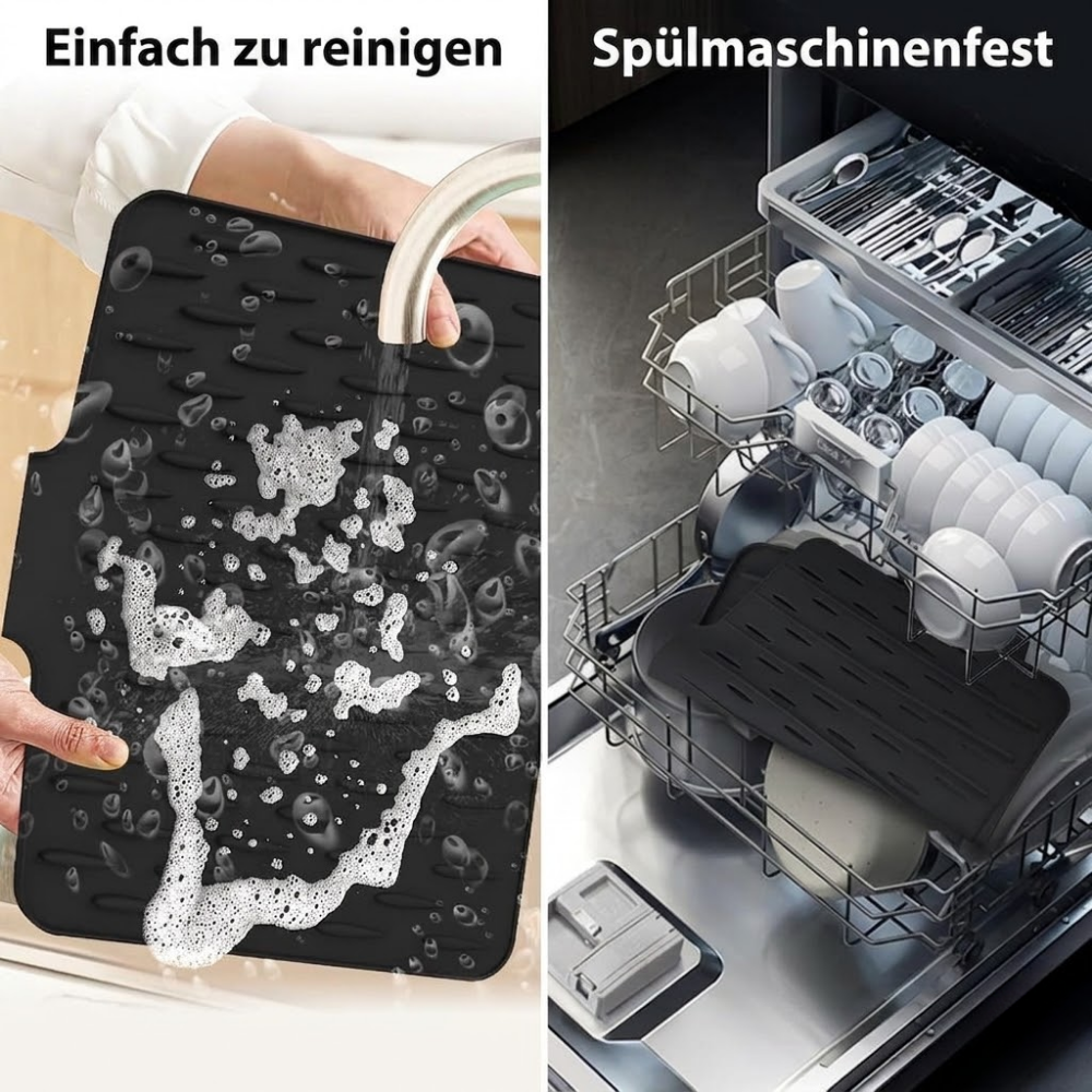 DrainMat – Silikon Abtropfmatte | Trocken, Sauber & Vielseitig