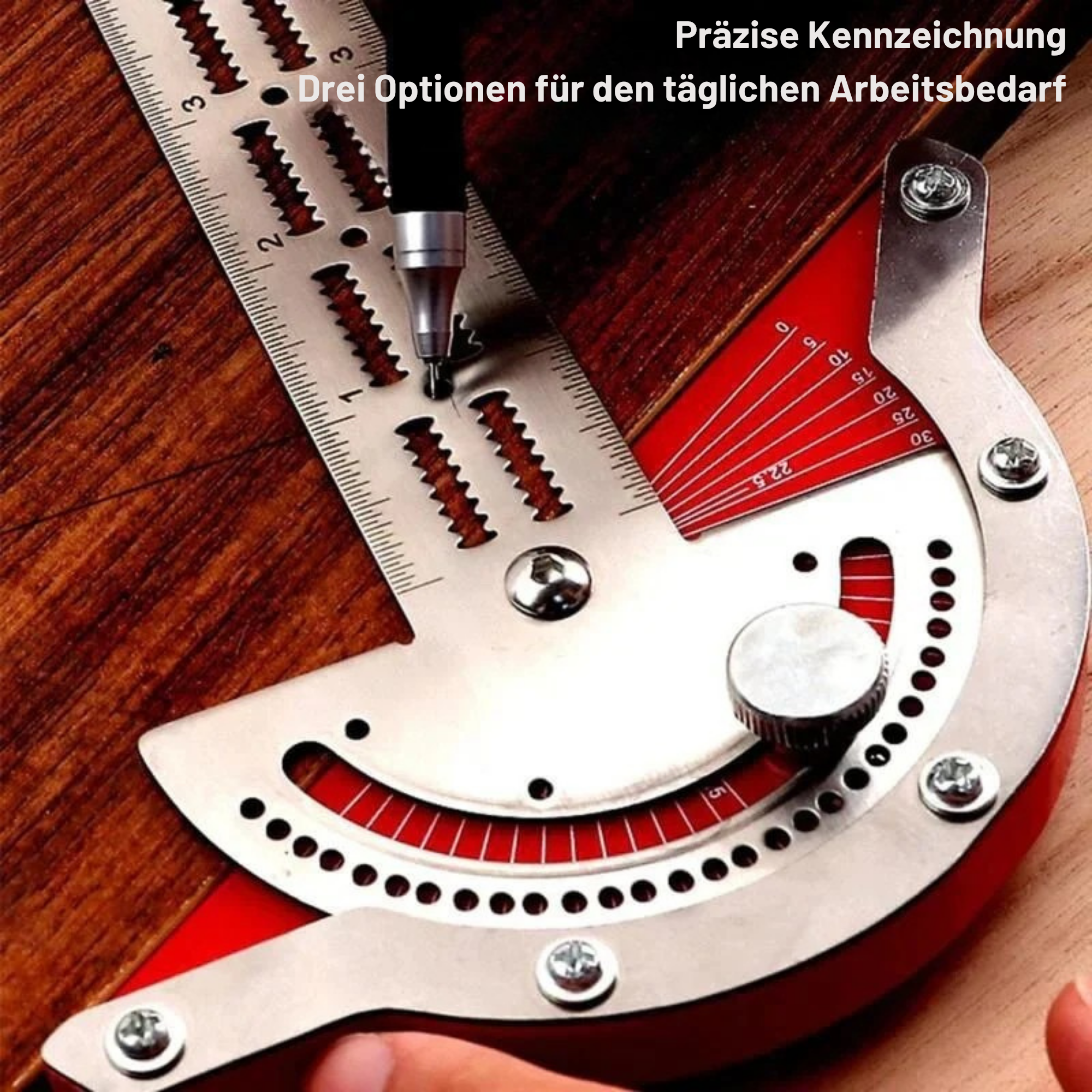 PräziPro⢠/ Präzisionsregel: fßr perfekte Winkelmessungen