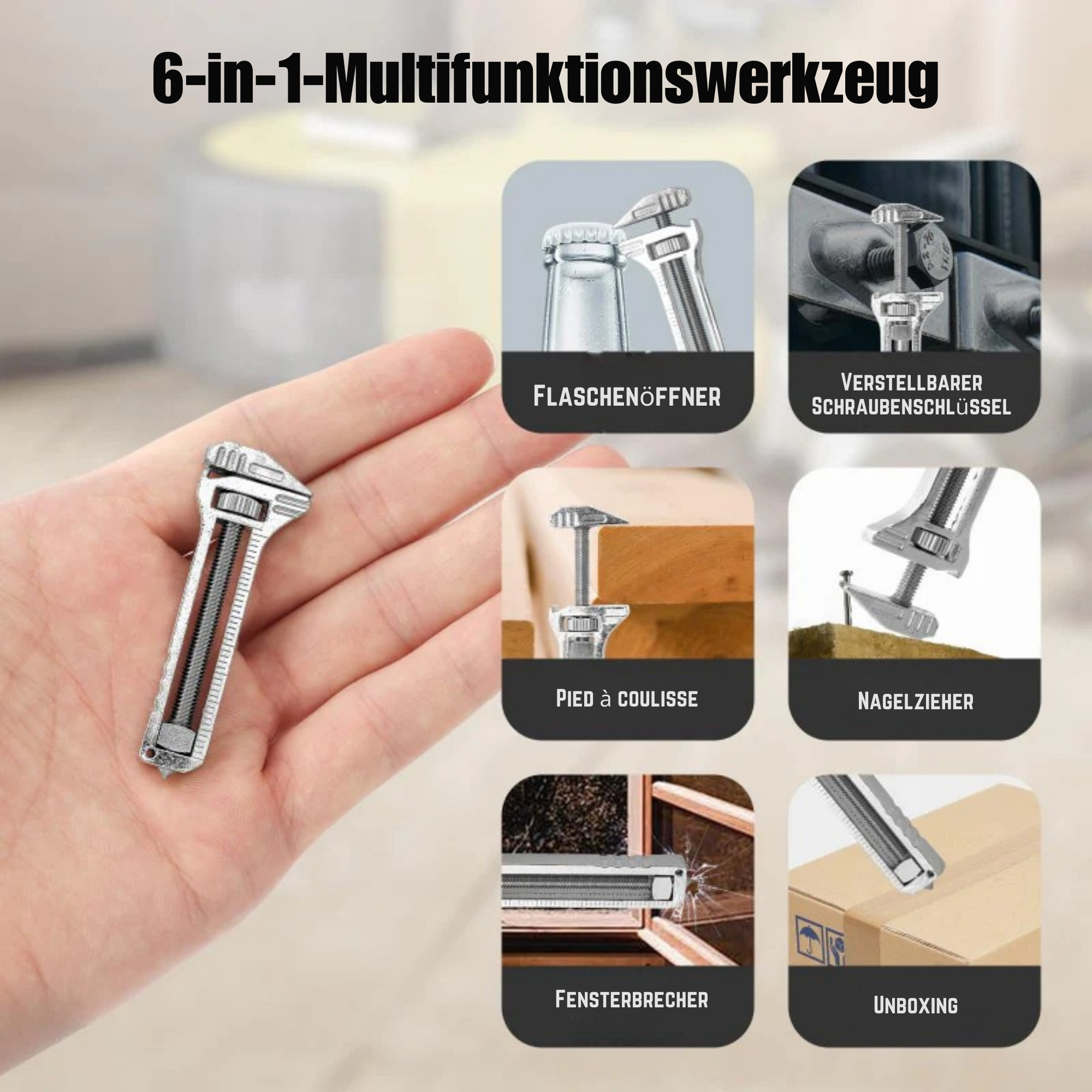 MultiMeister⢠/ Extrem robustes Kompaktwerkzeug zur einfachen Reparatur von allem