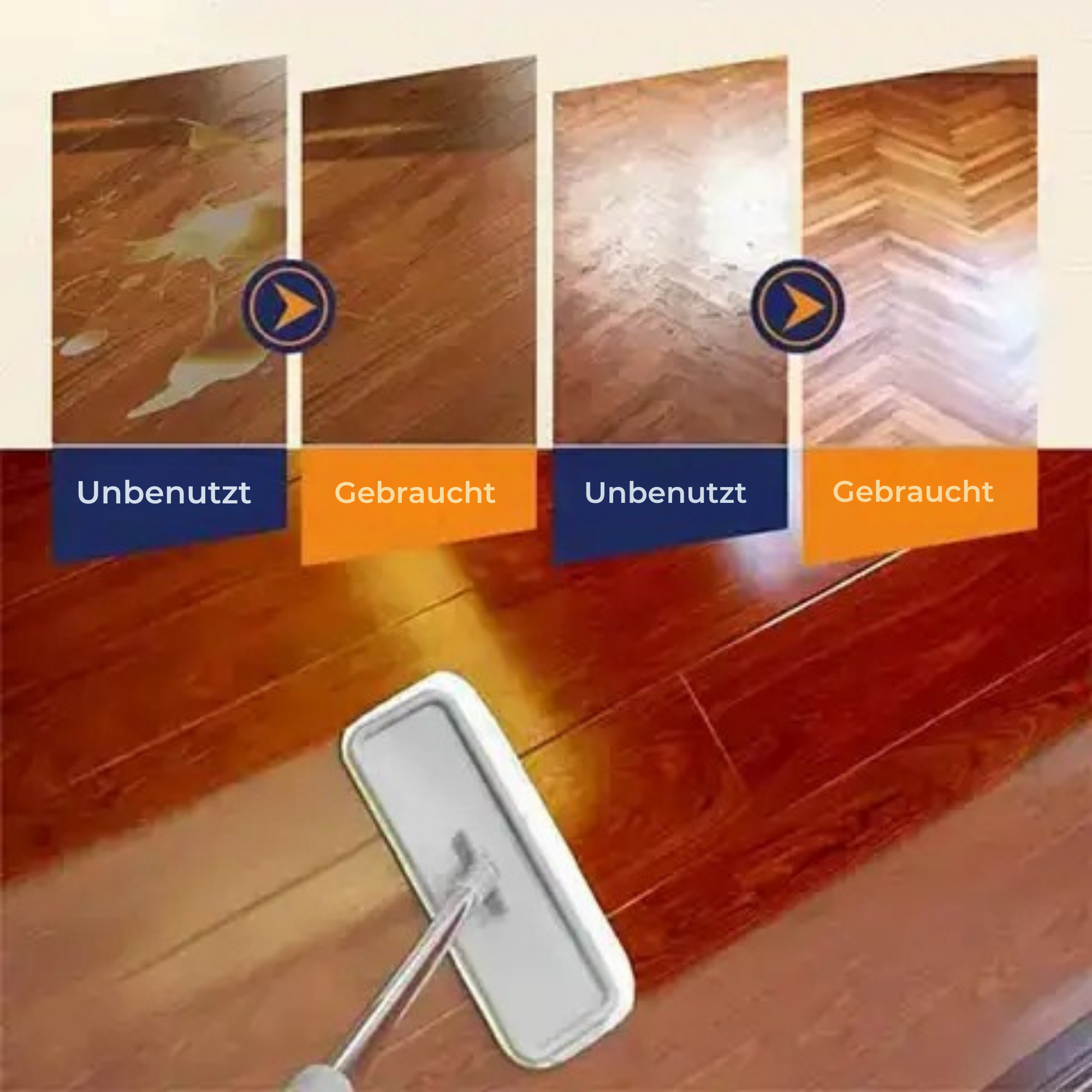 GlanzSchutz™ / Ultimativer Bodenreiniger zur Fleckenbekämpfung