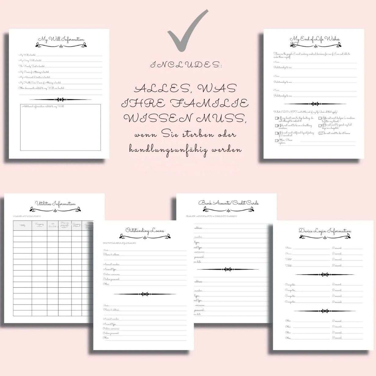 LetzteListe™ / Ende Des Lebens Organizer & Planer