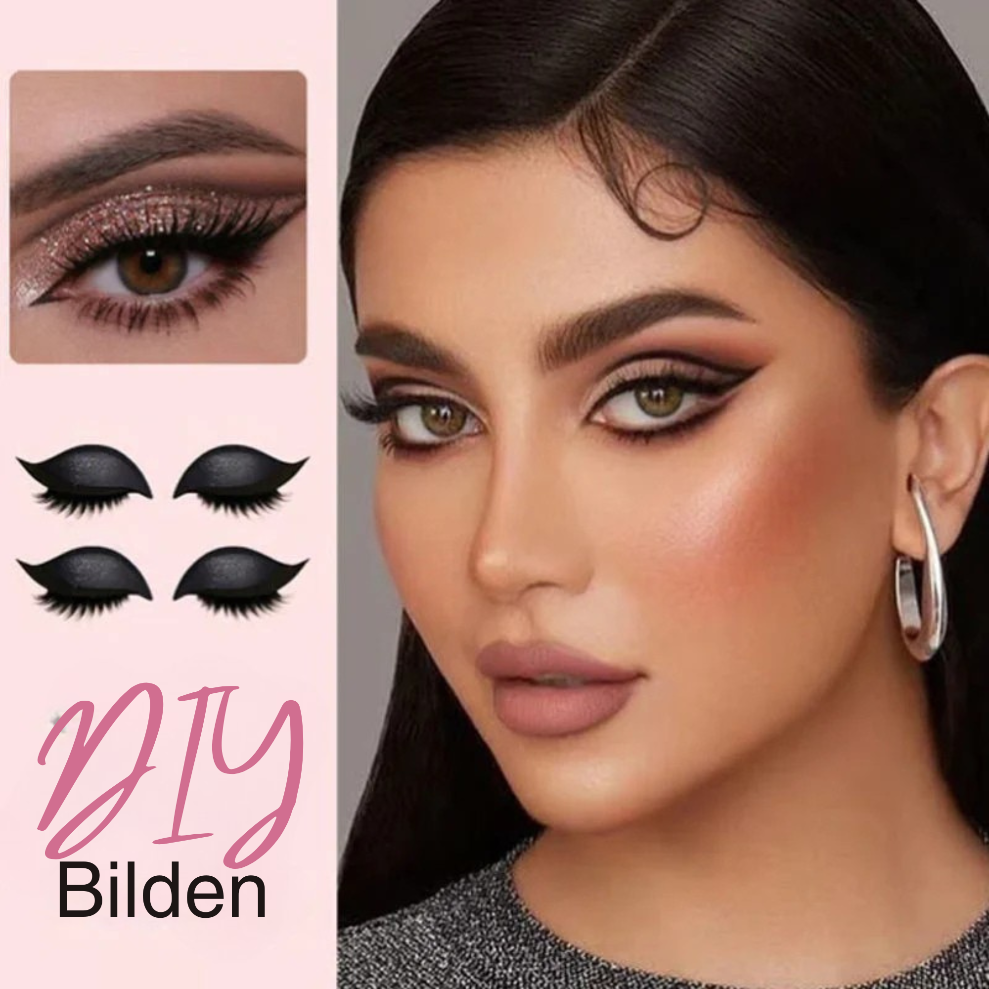 LidLuxe⢠/ 3-In-1 Lidschatten, Eyeliner & Wimpern-Sticker (1+2 GRATIS)
