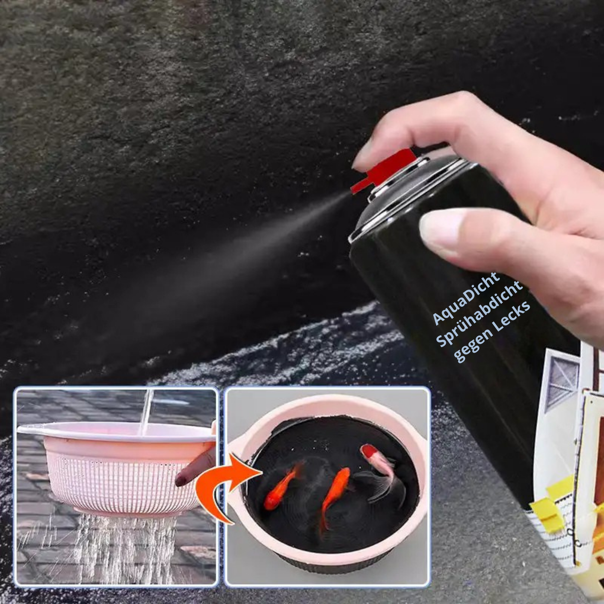 AquaDicht Pro™ / Sprühabdichtung gegen Lecks & Risse (1+1 GRATIS)