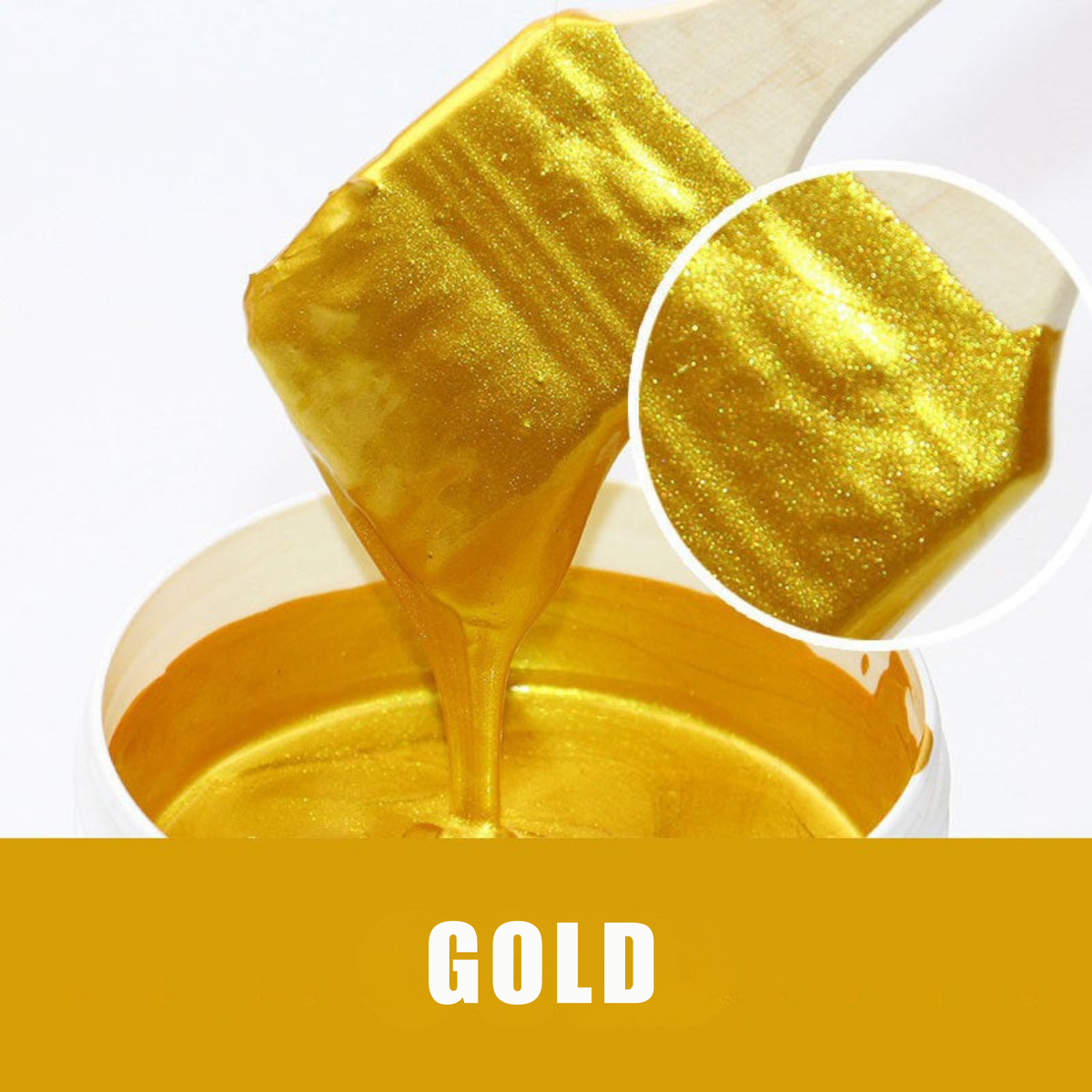GlanzGold™ / Wasserbasierte Metallic-Farbe für luxuriöse Gold- und Silberakzente