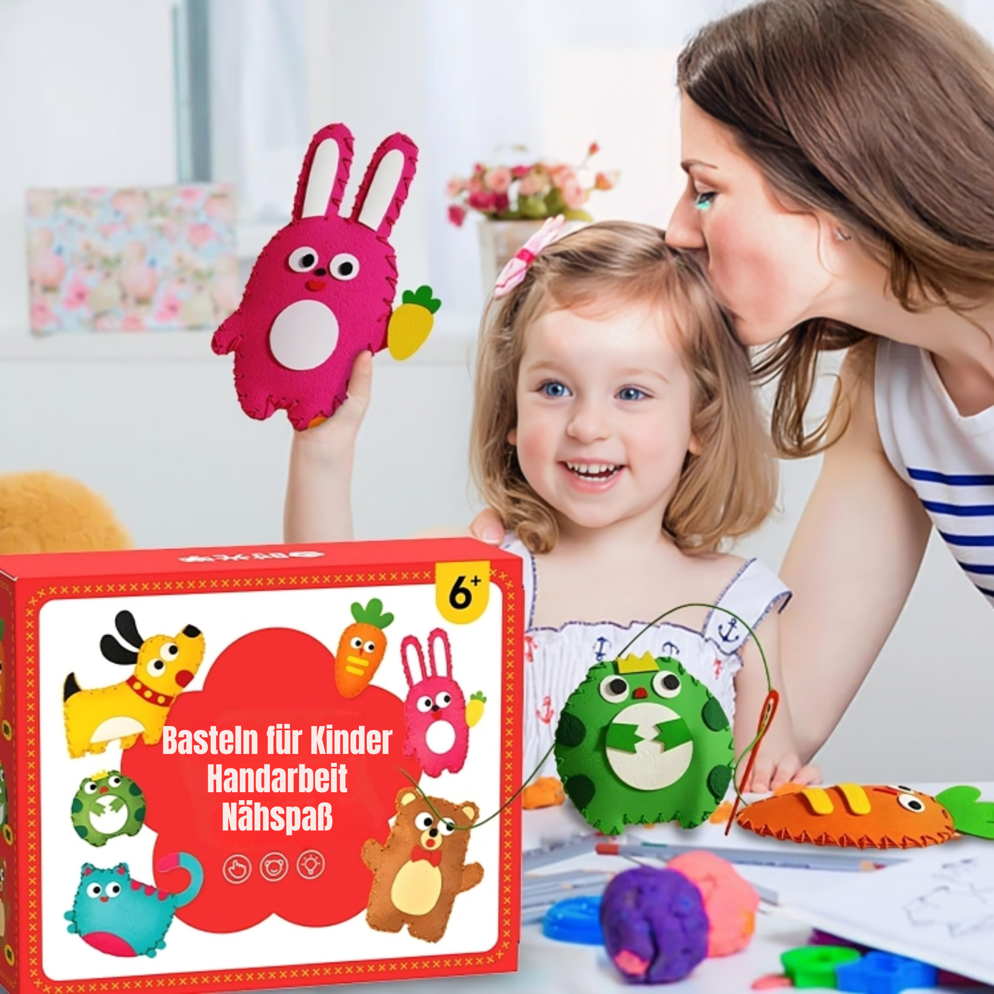 FadenFreund™ / Einfaches DIY-Nähset Für Kinder