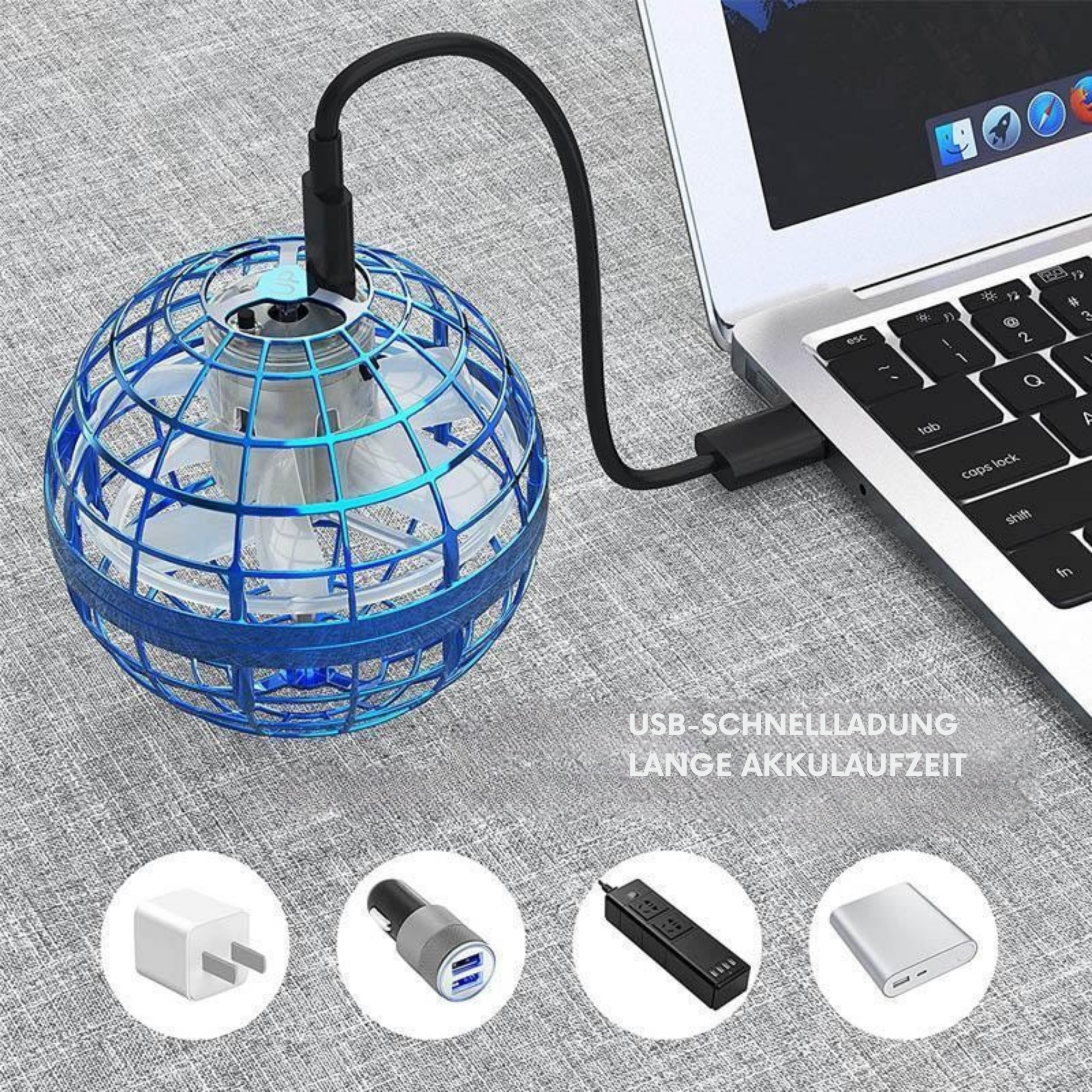 SchimmerSpiel™ / Leuchtender Flugball für lustige und interaktive Spiele