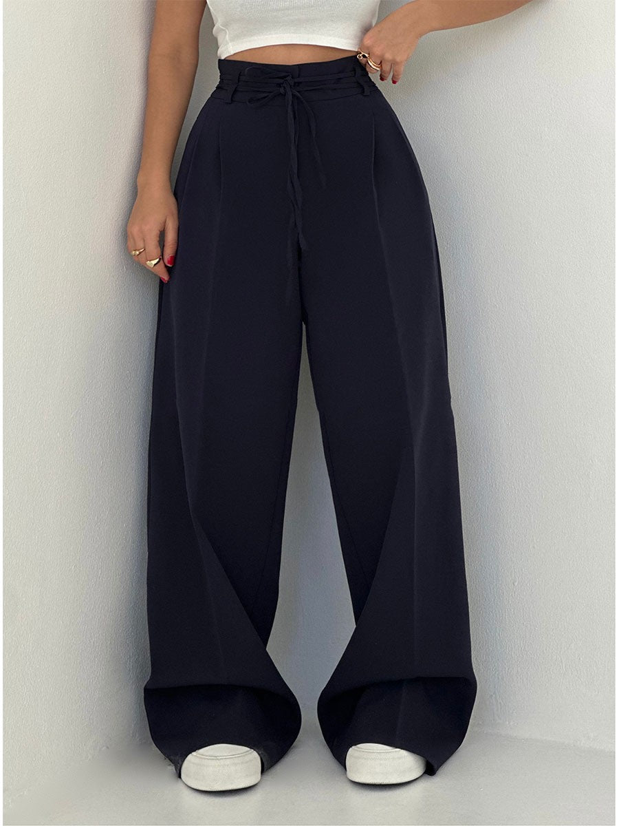 LENA – Weit geschnittene High-Waist-Hose