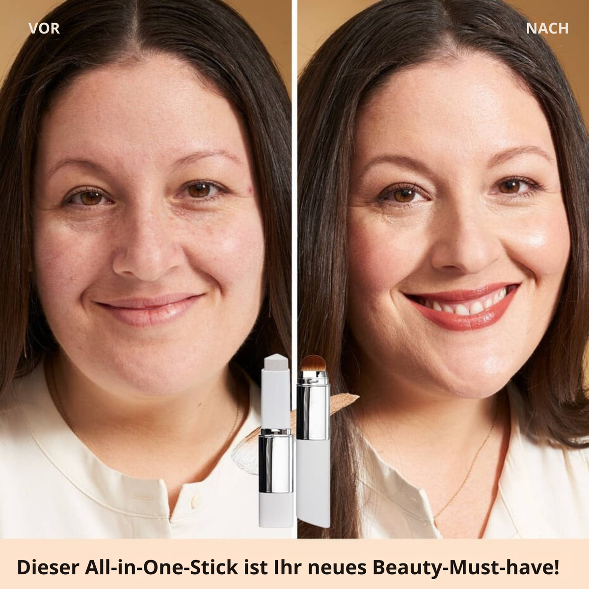 PflegePinsel™ / Foundation Stick für makellose Haut