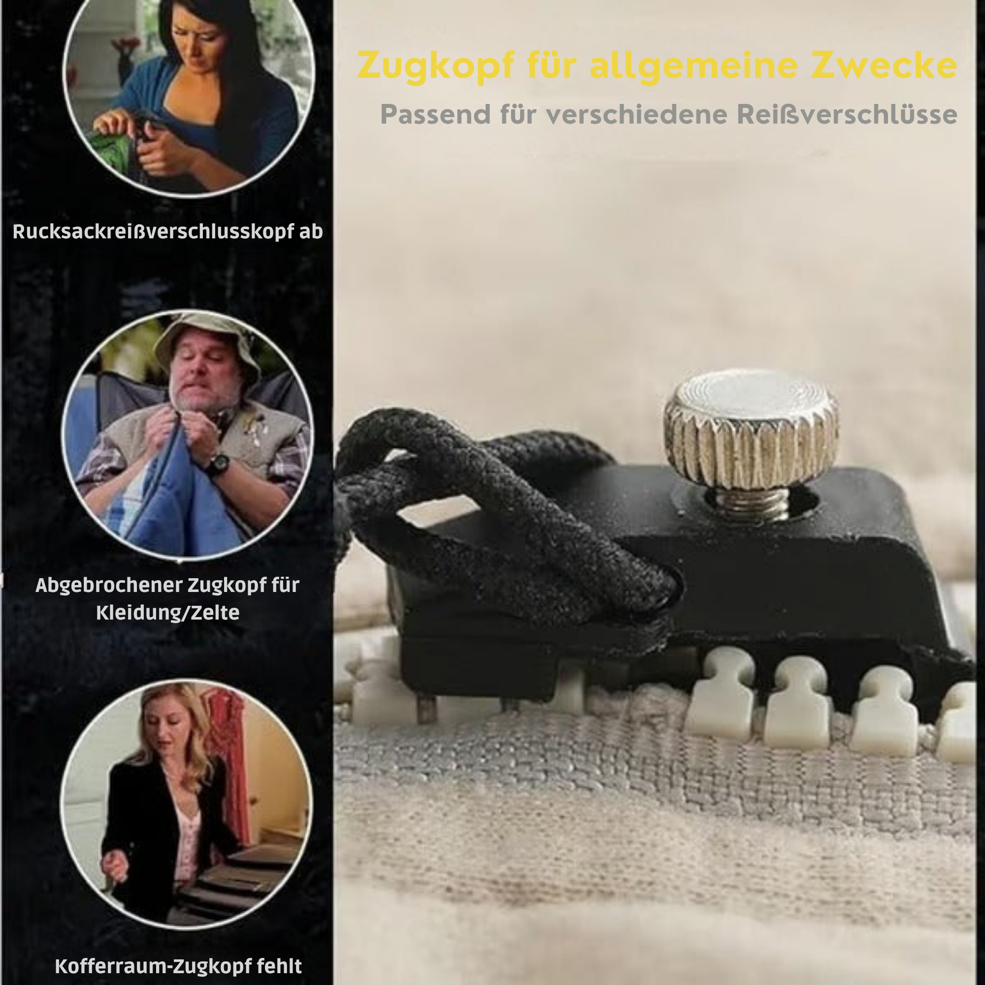 ZipZack™ / Abnehmbares Universelles Reißverschluss-Reparaturwerkzeug