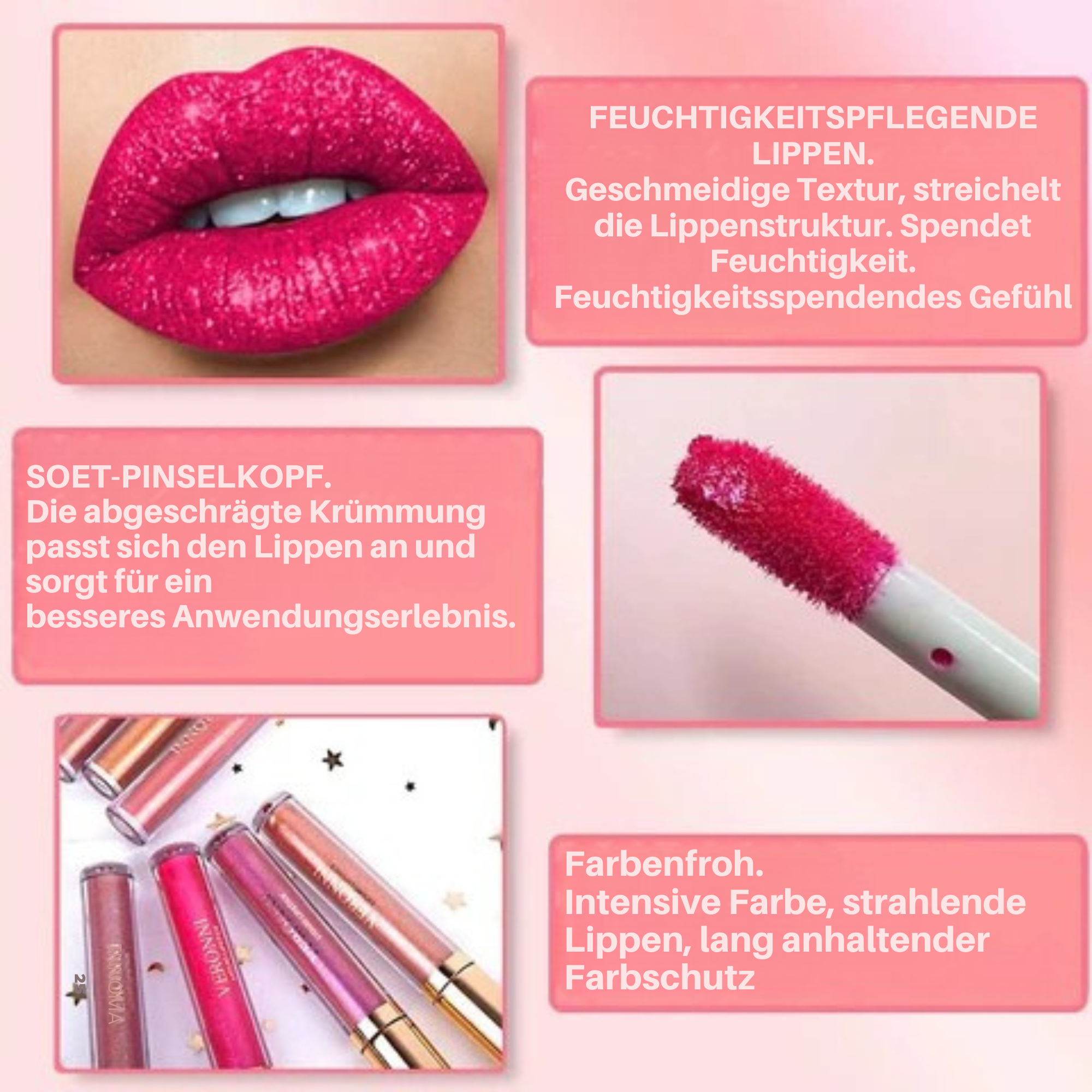 GlanzGlam™ / Diamantglanz Wasserdichtes Lipgloss