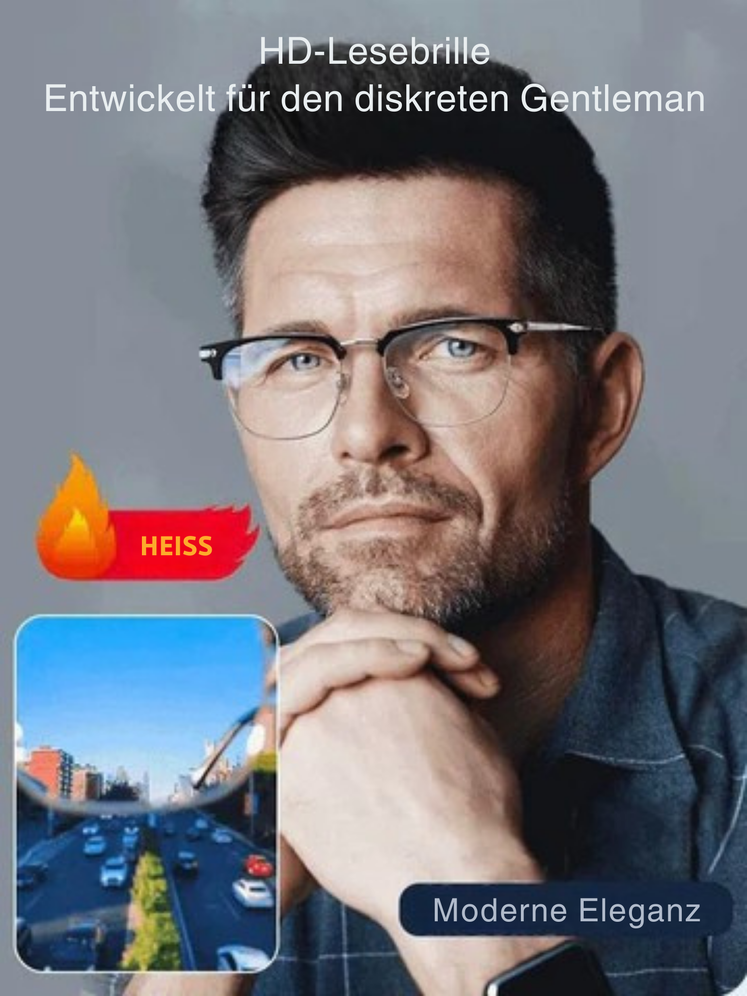 OptikOase⢠/ Ultraleichte Brille Mit Anti-Blau Licht Schutz & Lesehilfe (1+1 GRATIS)