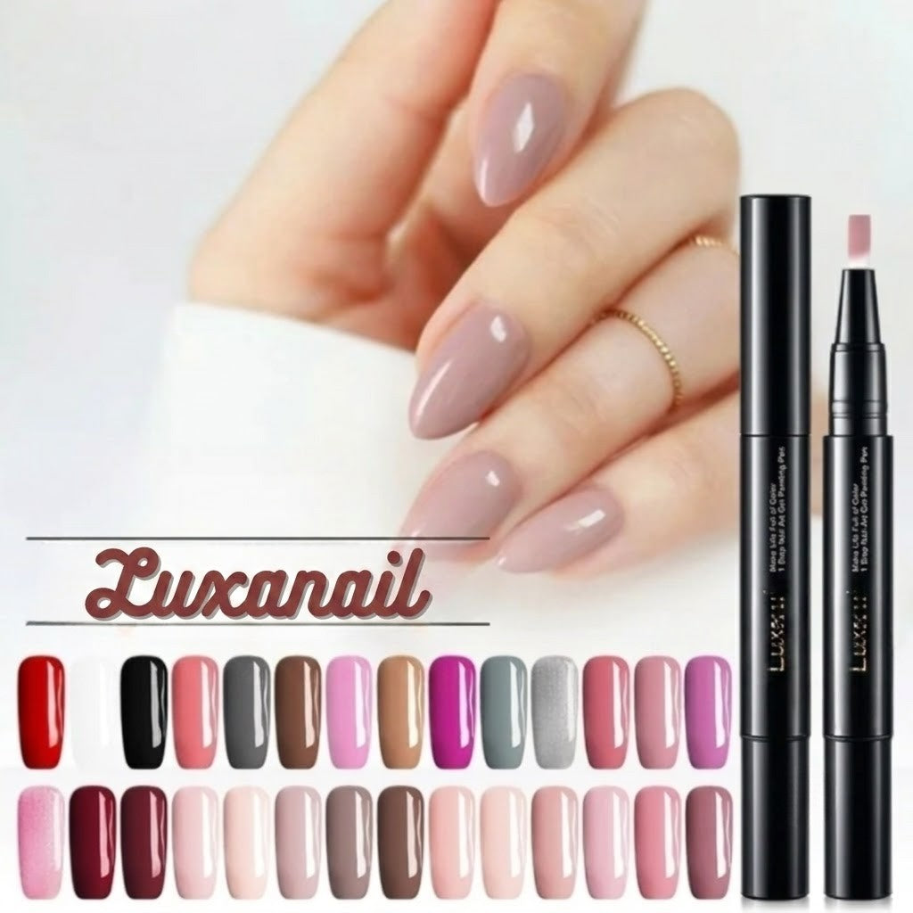 Luxanail / Nagelgel | Präzise Nail Art mit Gel Farbe | Schnell trocknend und langhaltend