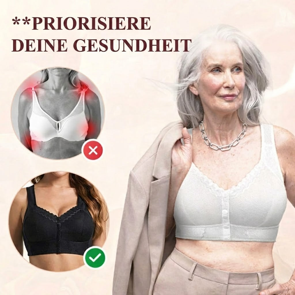Softelle / Baumwoll BH mit Vorderverschluss (1+1 Gratis)