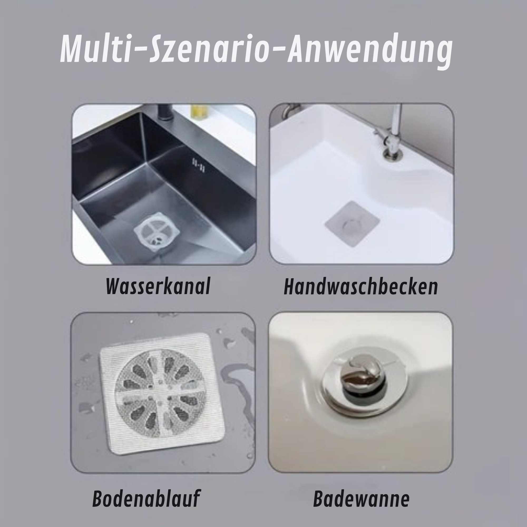 DrainHeld™ / Einweg-Bodenablaufaufkleber