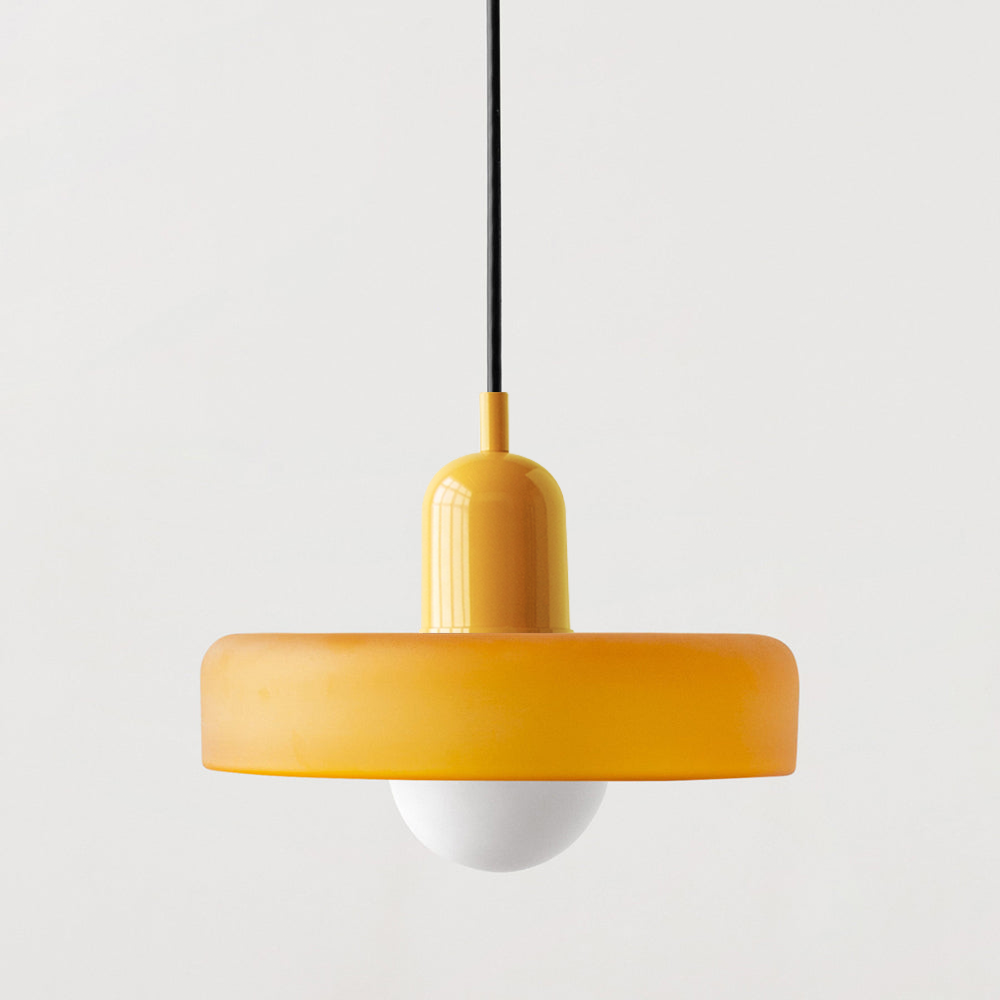 Aurelio™ | Bauhaus-Pendelleuchte aus farbigem Glas