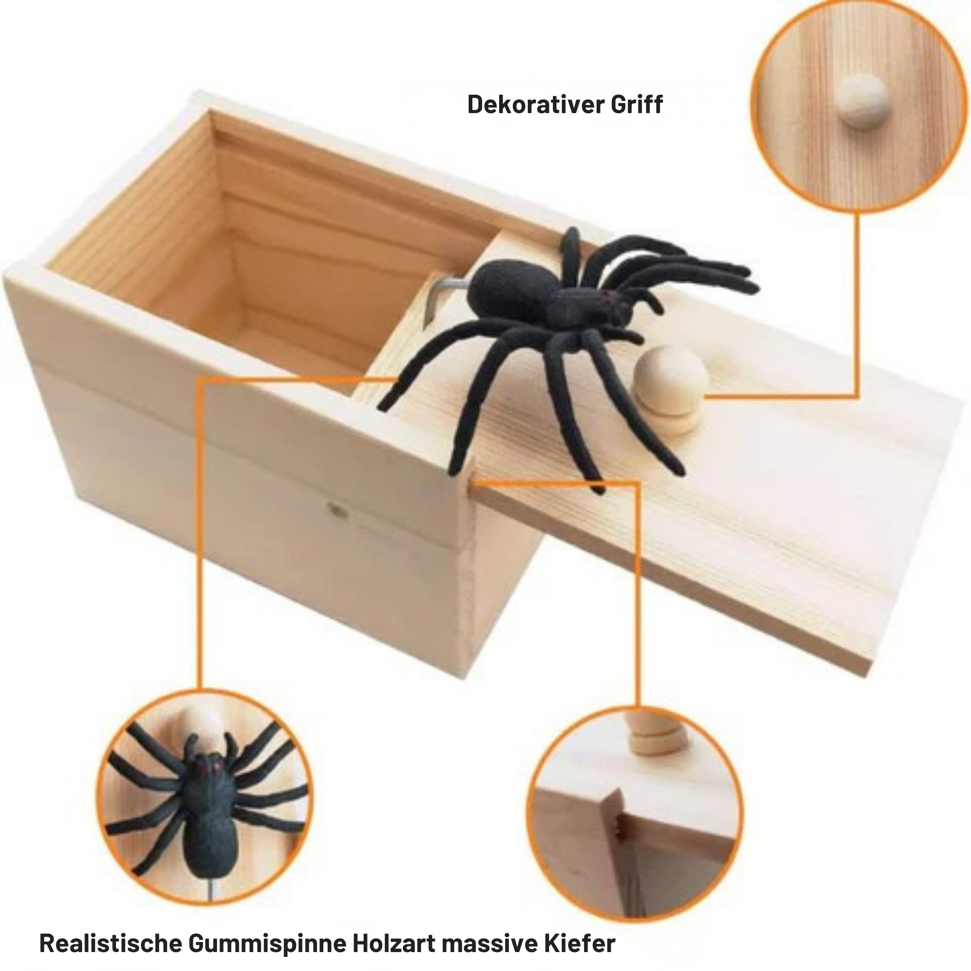 SchreckSchachtel™ / Die Ultimative Spinnen-Streichbox