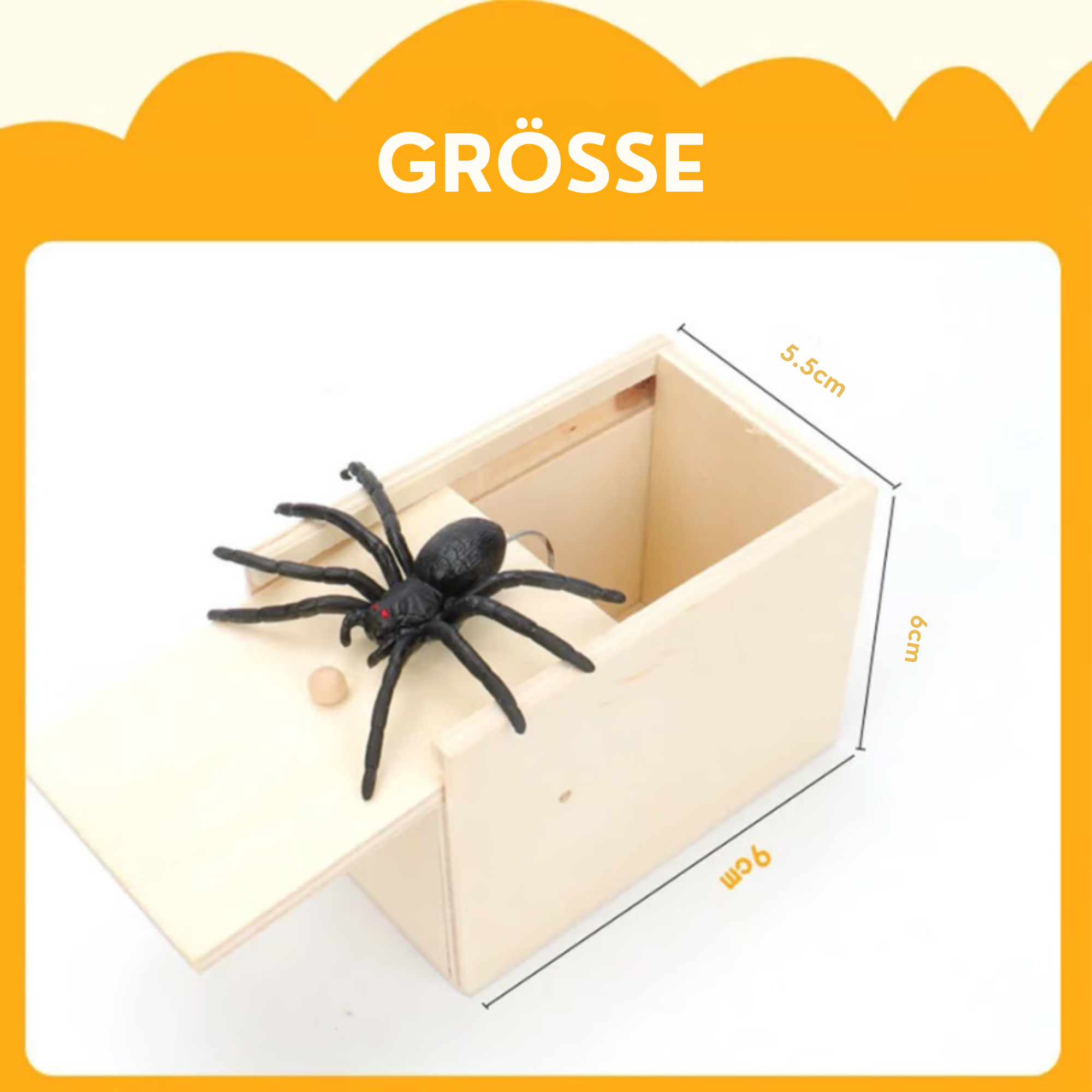 SchreckSchachtel™ / Die Ultimative Spinnen-Streichbox