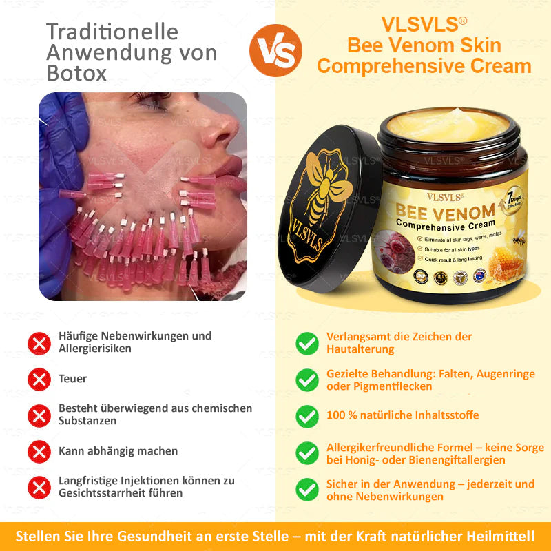 SchönSchimmer™ / Firming Anti-Aging Creme Mit Bienengift Peptiden (1+1 GRATIS)