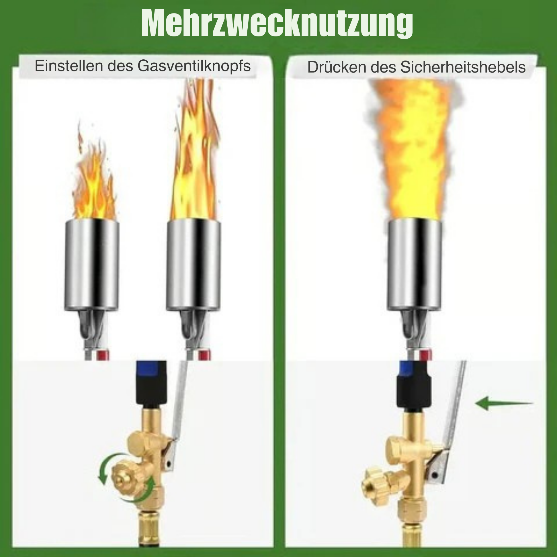 FlammenFokus™ / Robustes Flammenkontrollwerkzeug