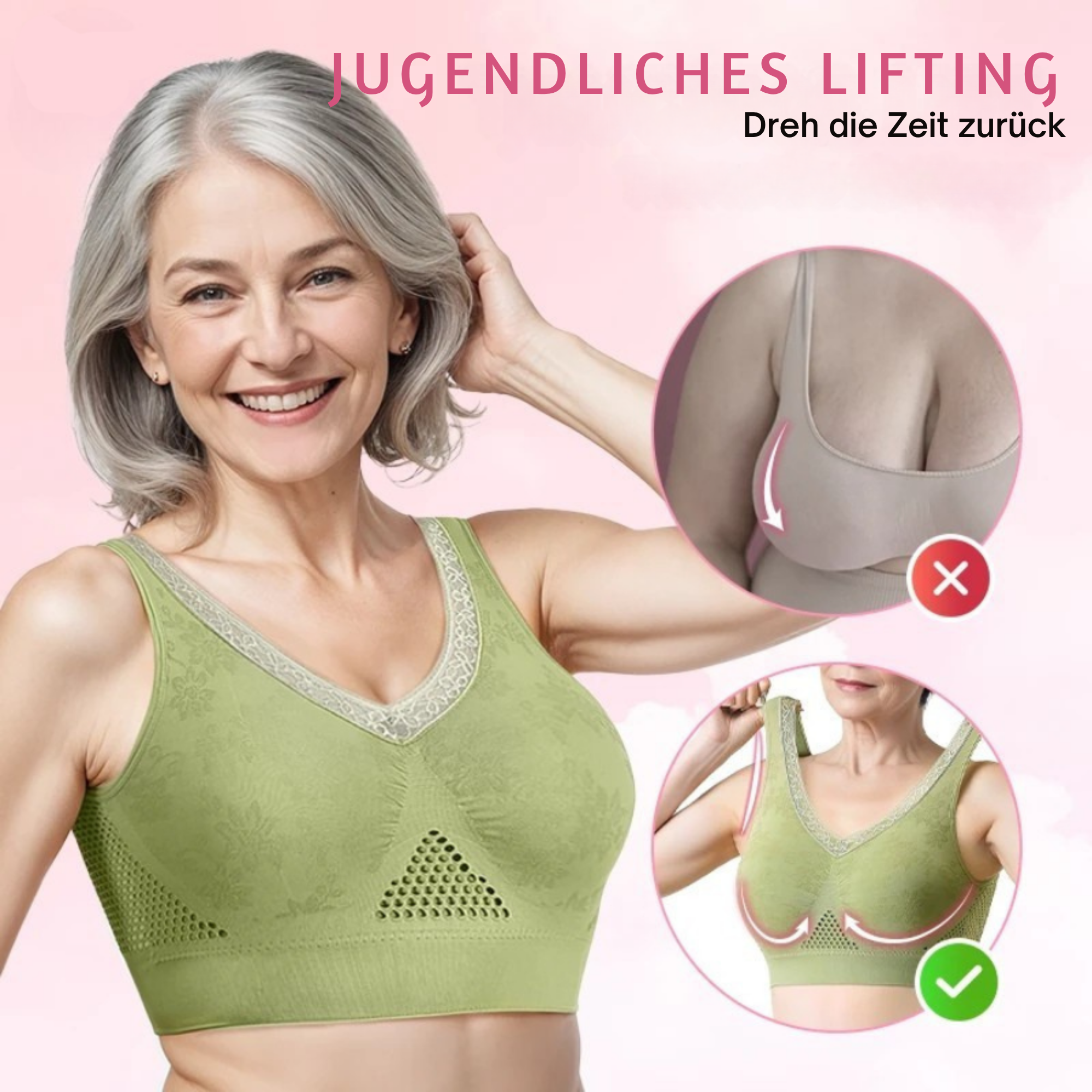 LuftLiebchen⢠/ Atmungsaktiver Lift-BH (1+1 GRATIS)