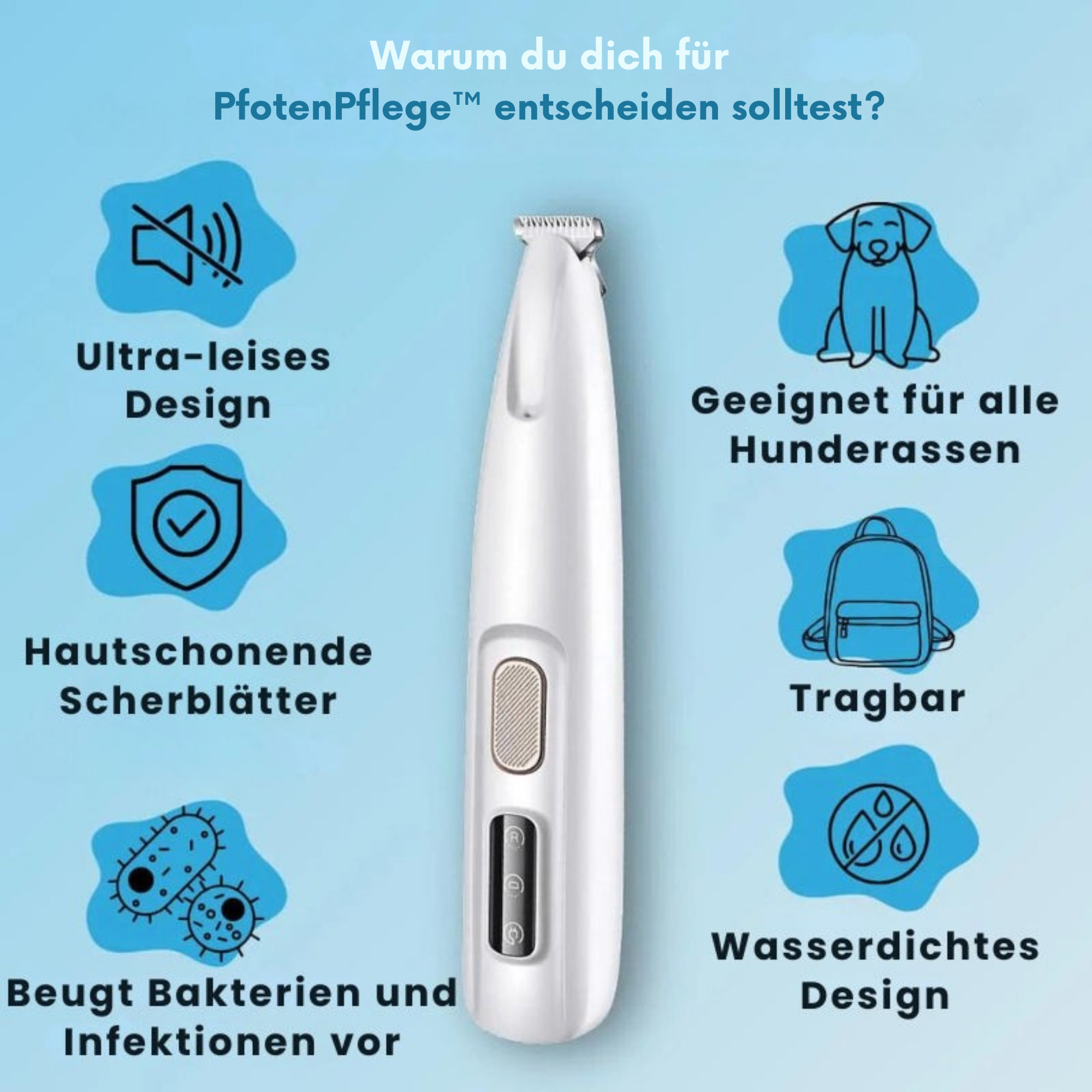 PfotenPflege™ / Schmerzfreie Pfotenpflege in Sekundenschnelle