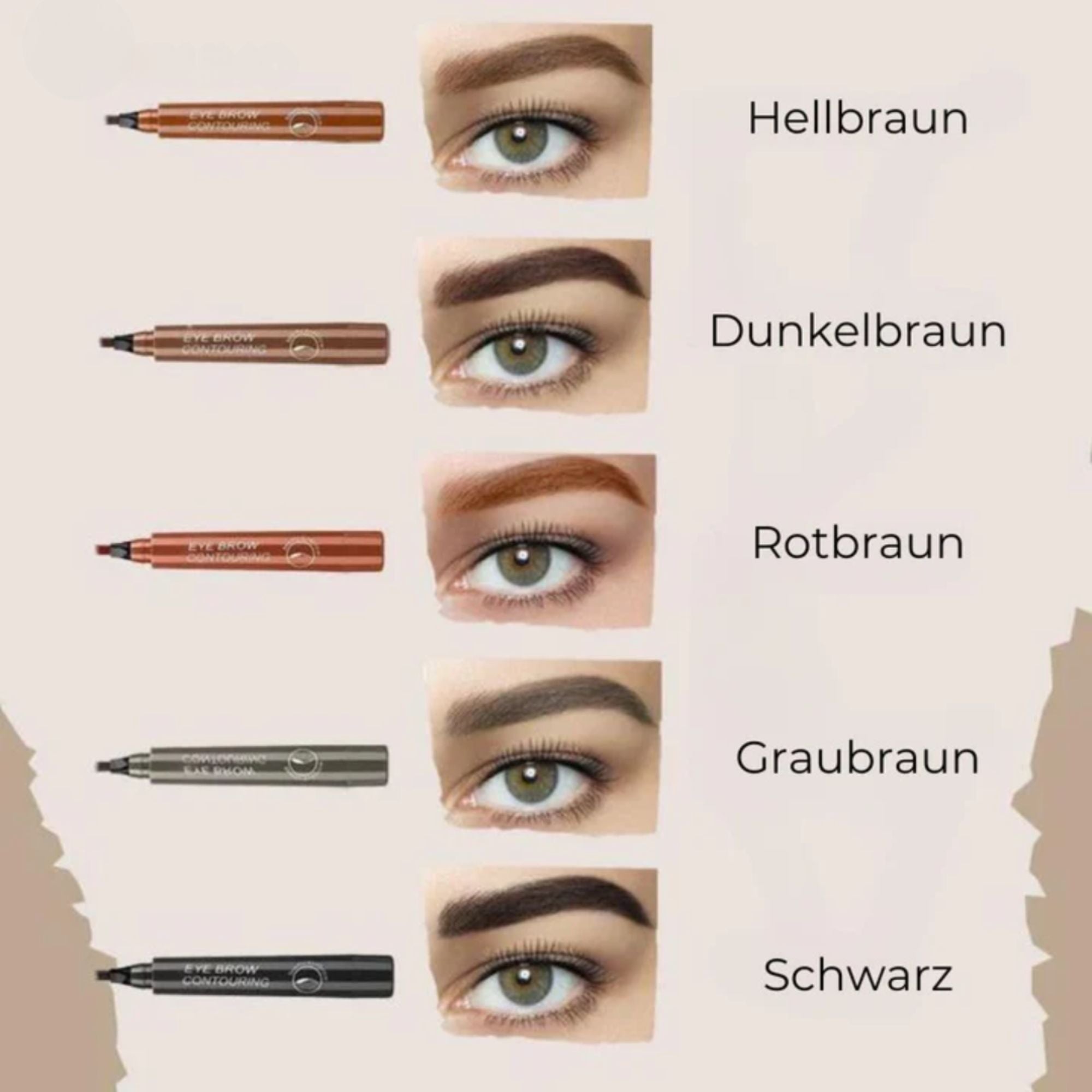 BrauenBliss™ / Microblading-Augenbrauenstift (1+1 GRATIS)