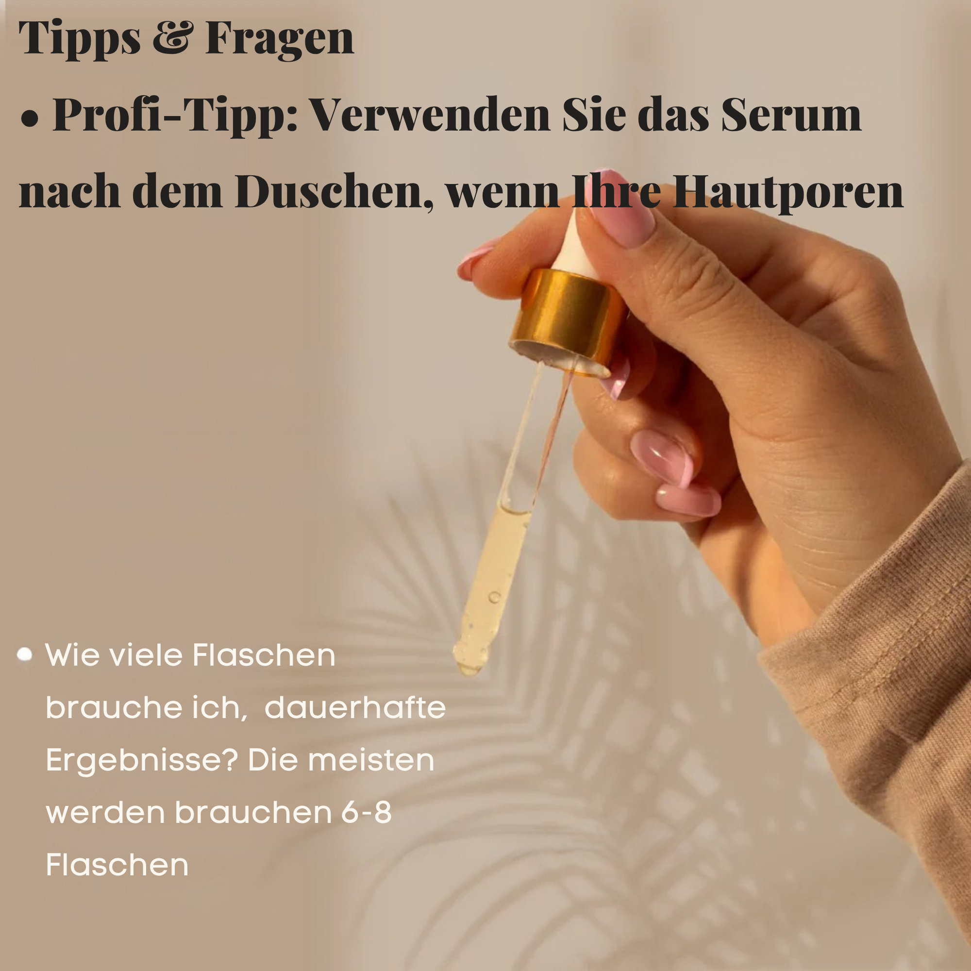SeidenSanft™ / Seidiges Haut-Haarentfernungsserum